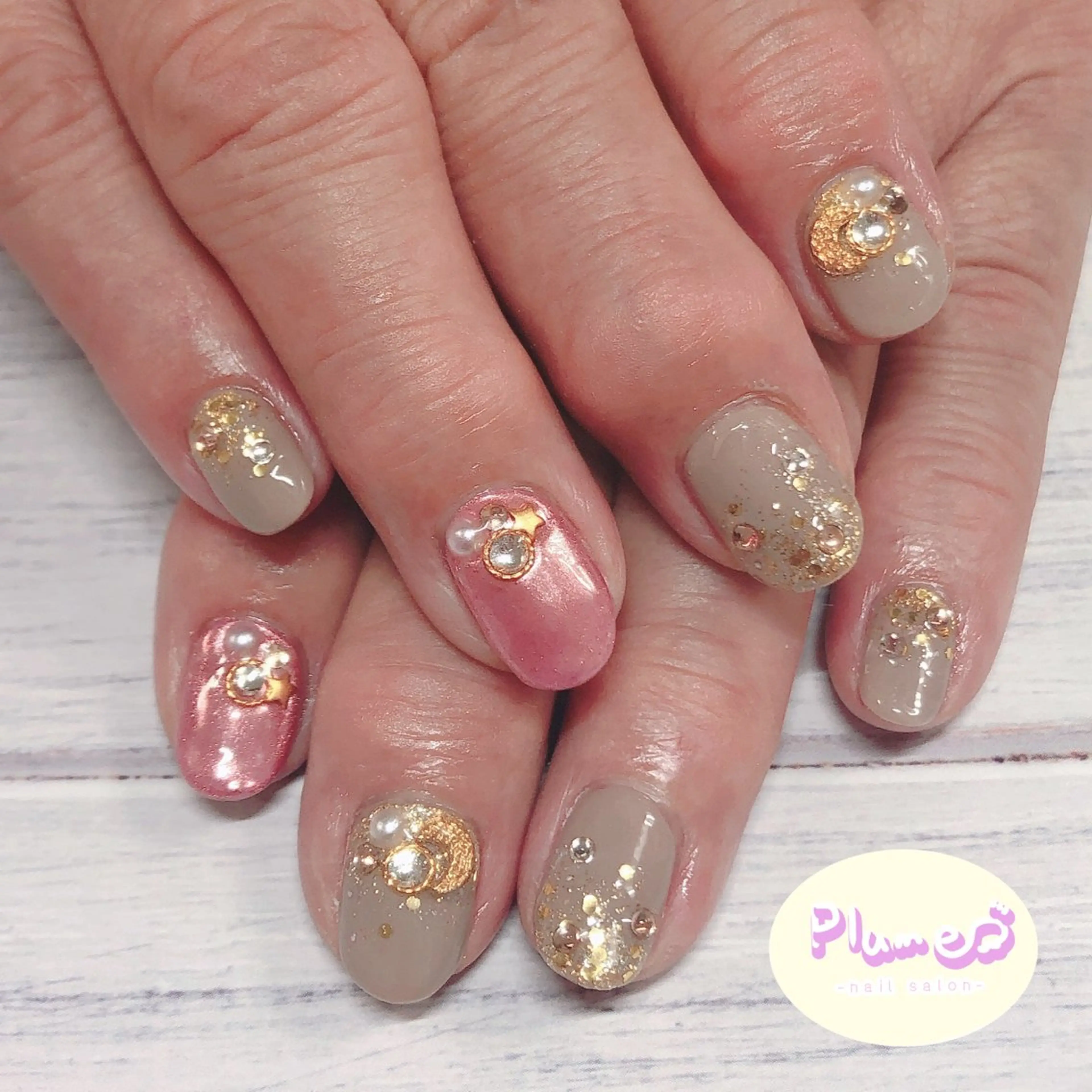 ネイル ハンドネイル plume nail ☆韓国ネイルのネイルデザイン