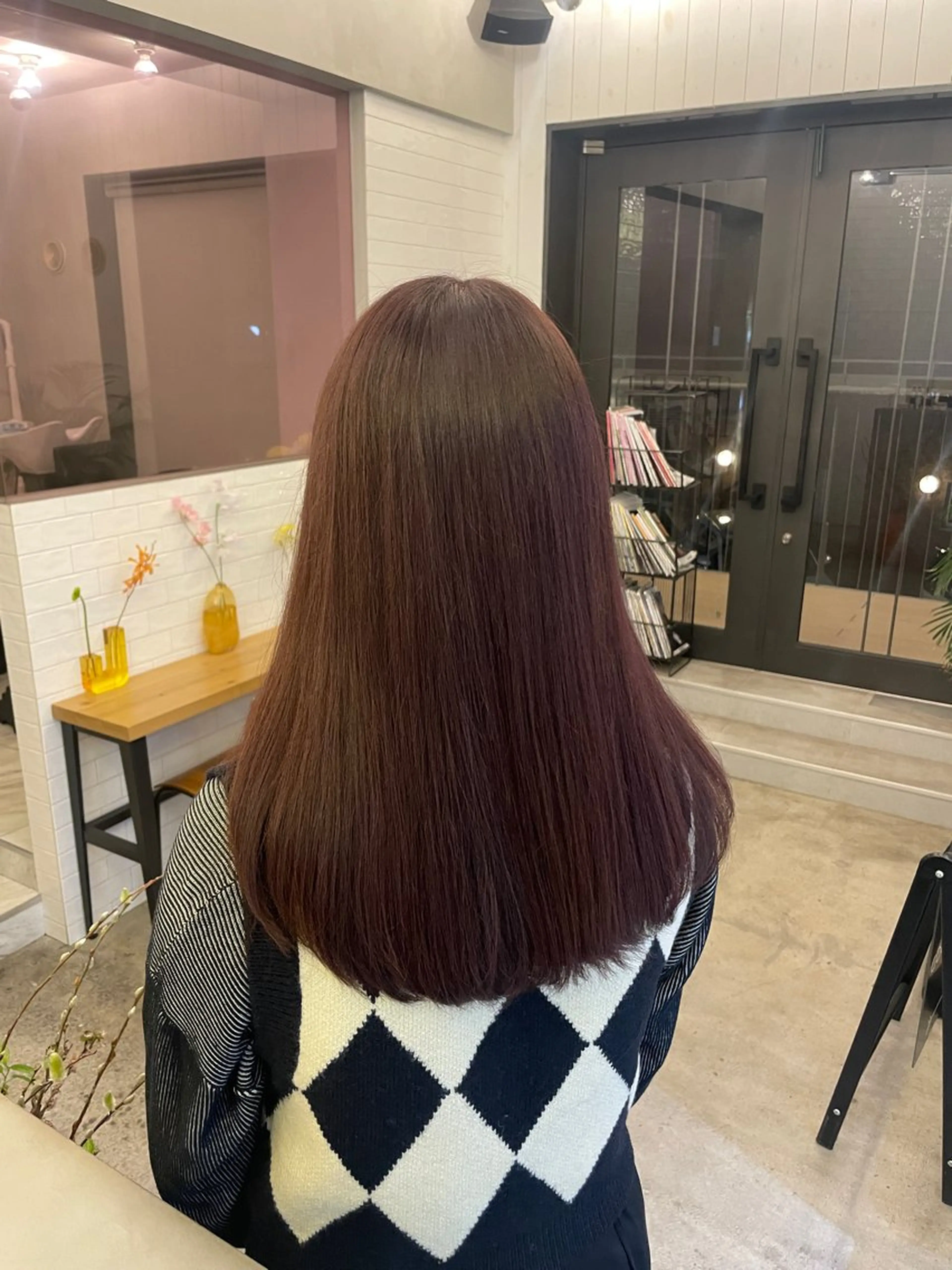 Straight perm 🌀の写真