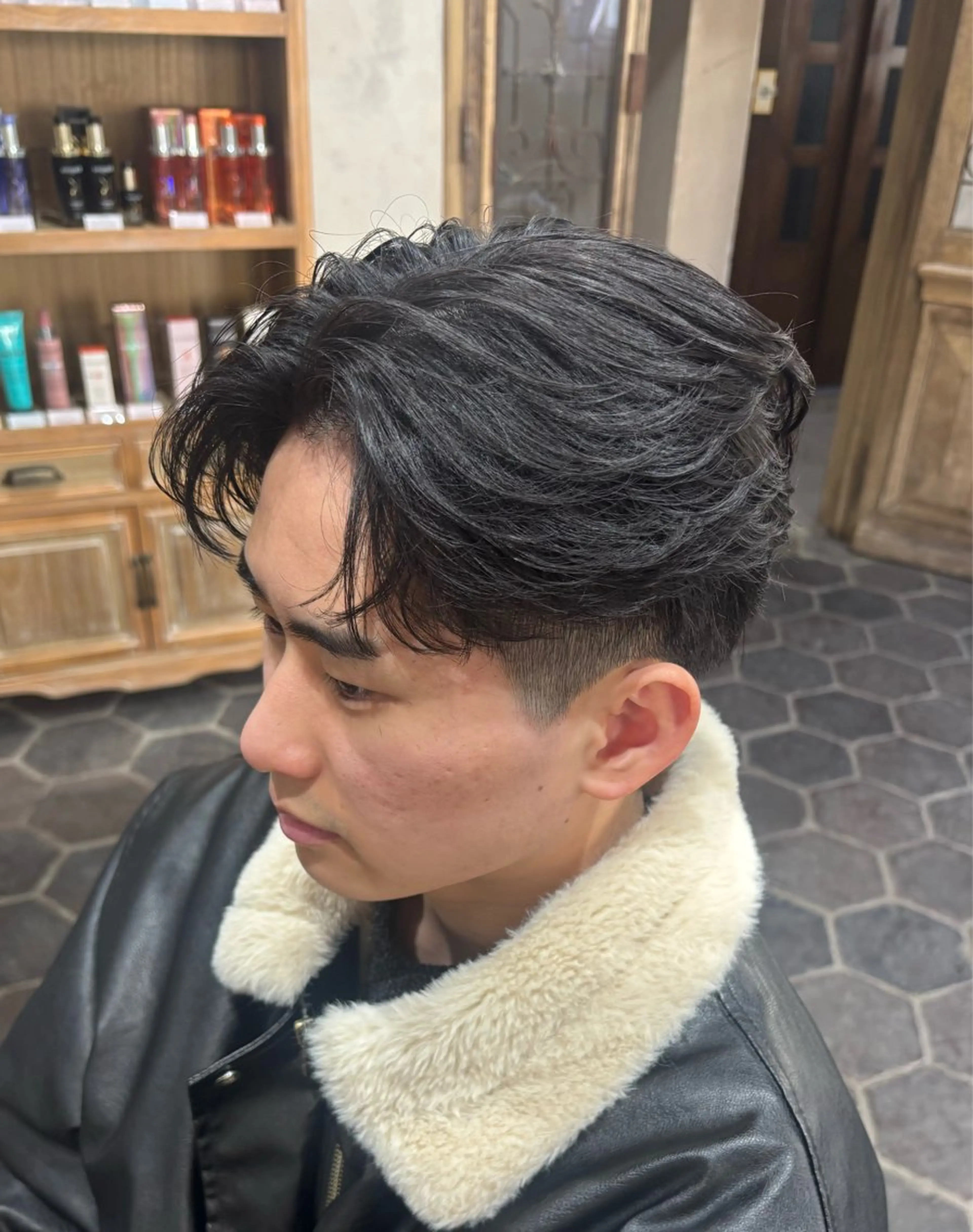 メンズ 地毛風縮毛矯正 /ニュアンス/はるたのヘアスタイル