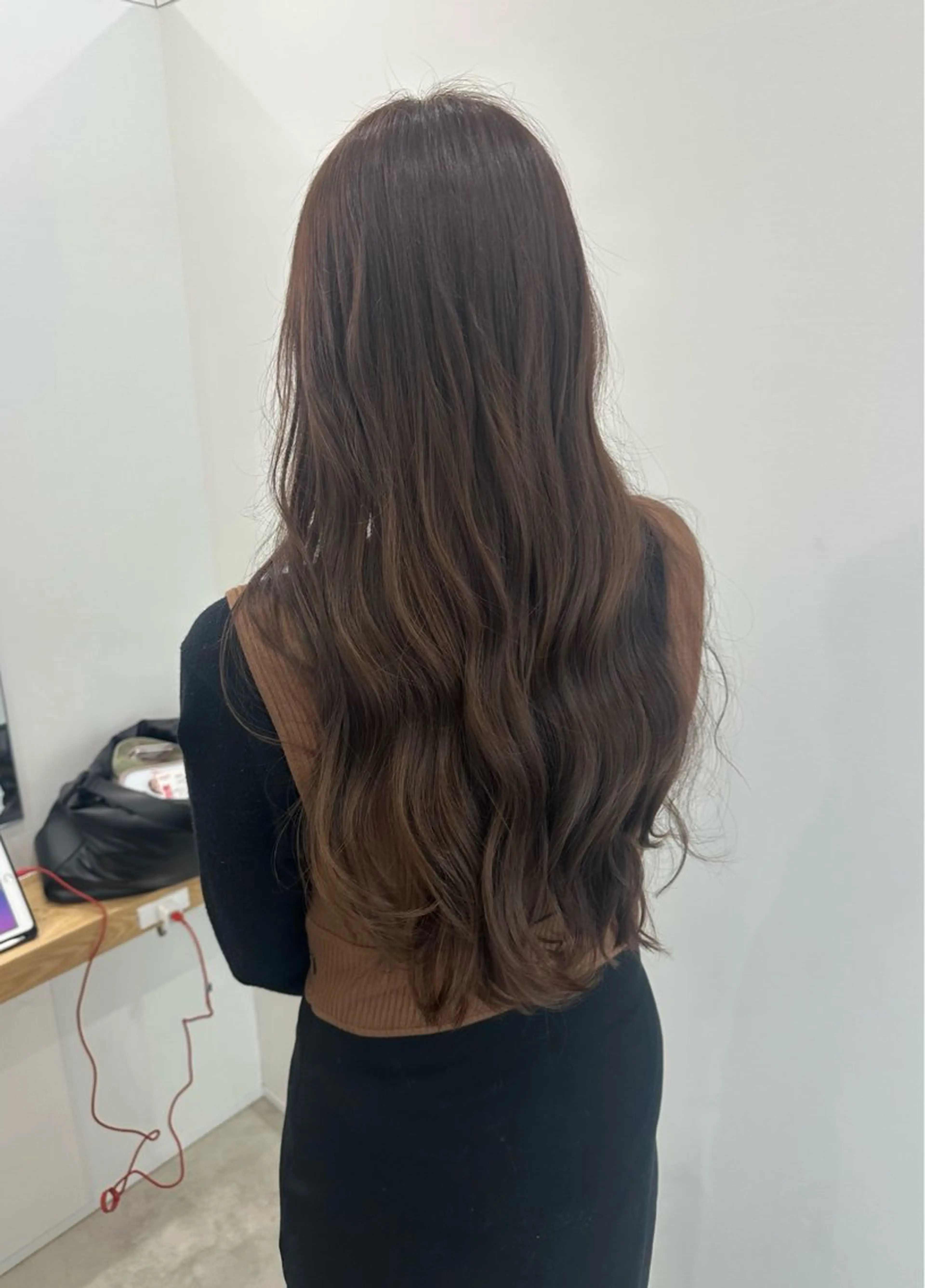 ロング カラー カット ヘアカラー トリートメント レイヤー/ナチュラル 💐nao.のヘアスタイル