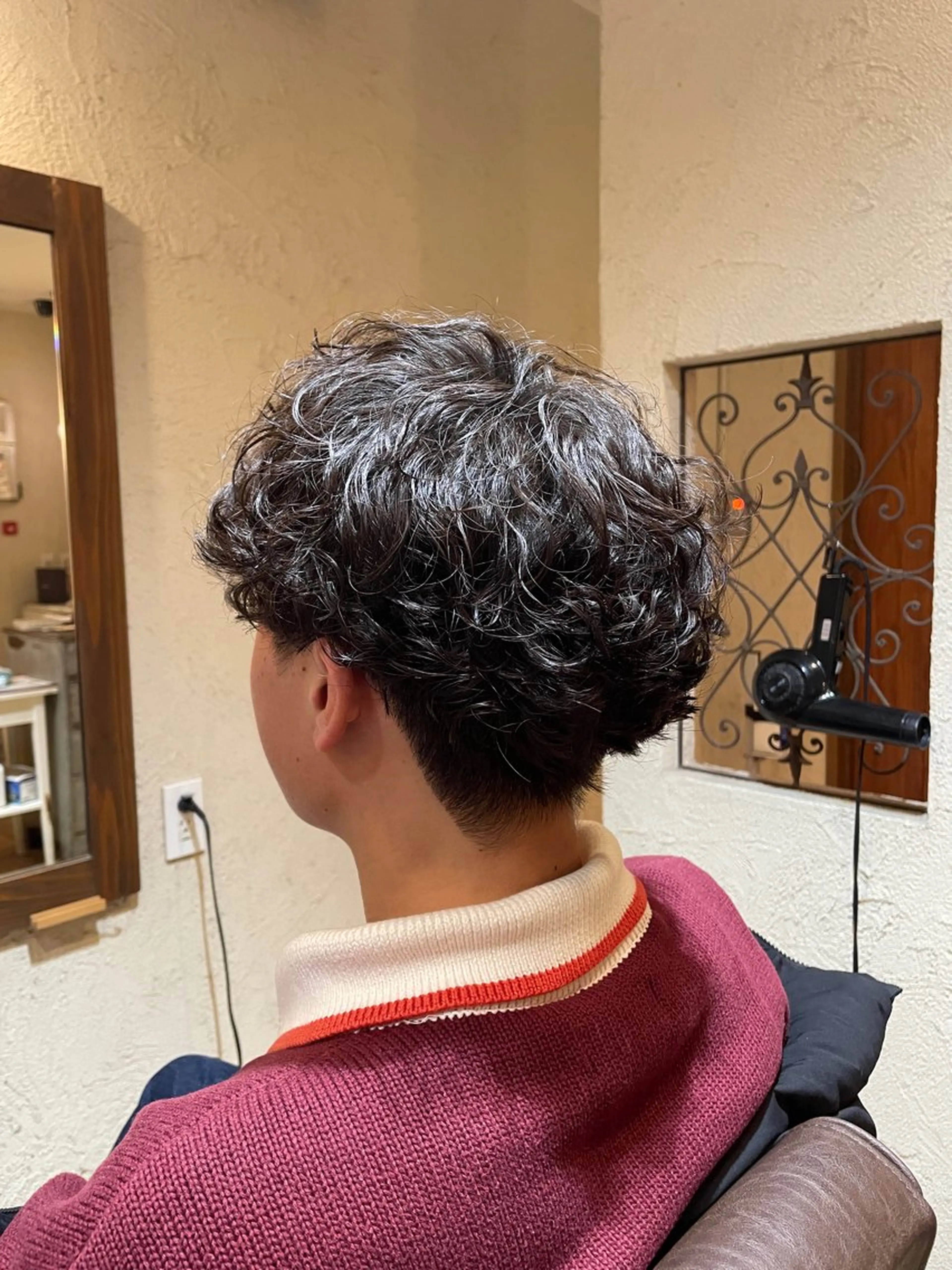 メンズカット+パーマの写真