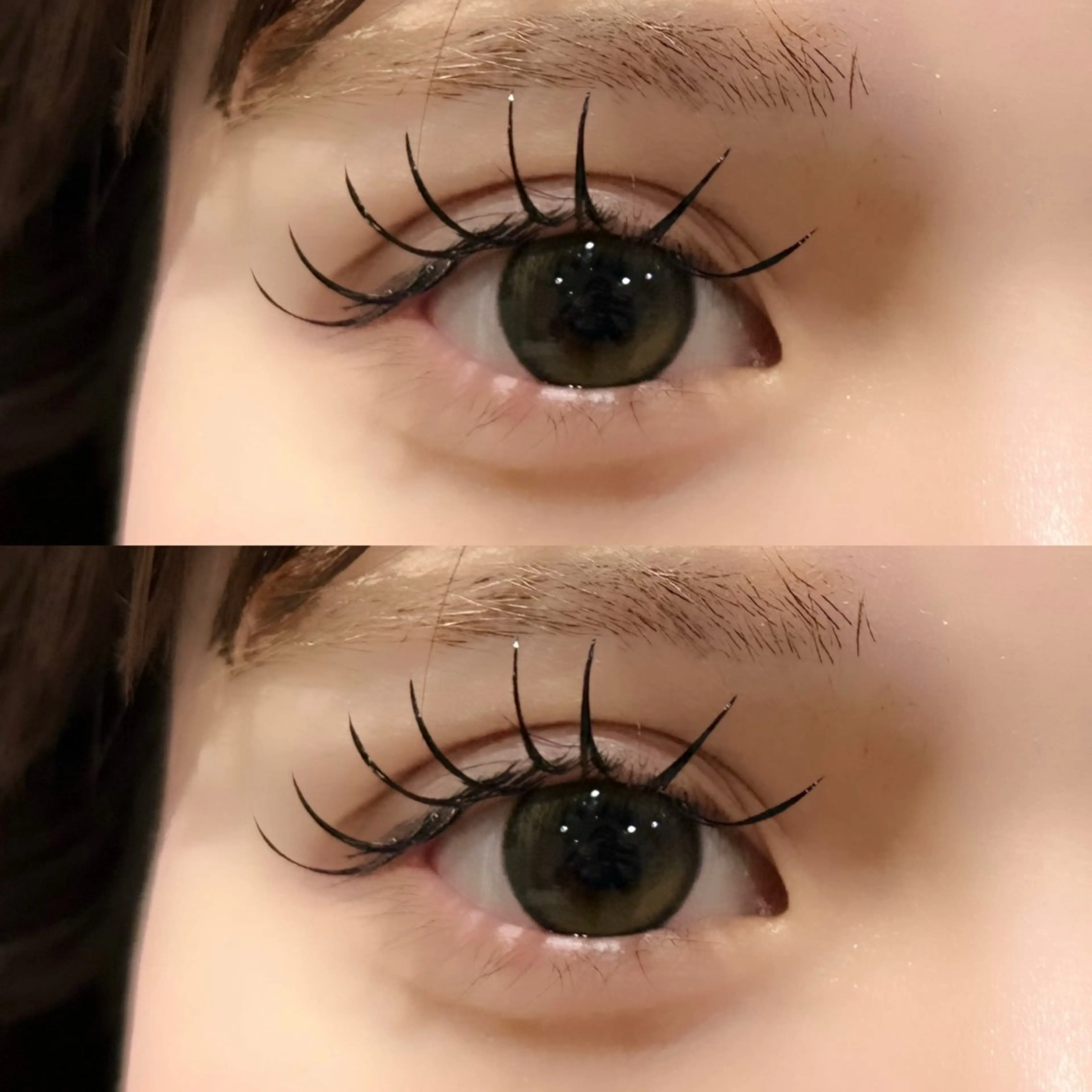 【束感まつげに👁💞】フラットラッシュ120本まで➕コーティング付✦.* ⚠オフありの場合はオフ代別途の写真