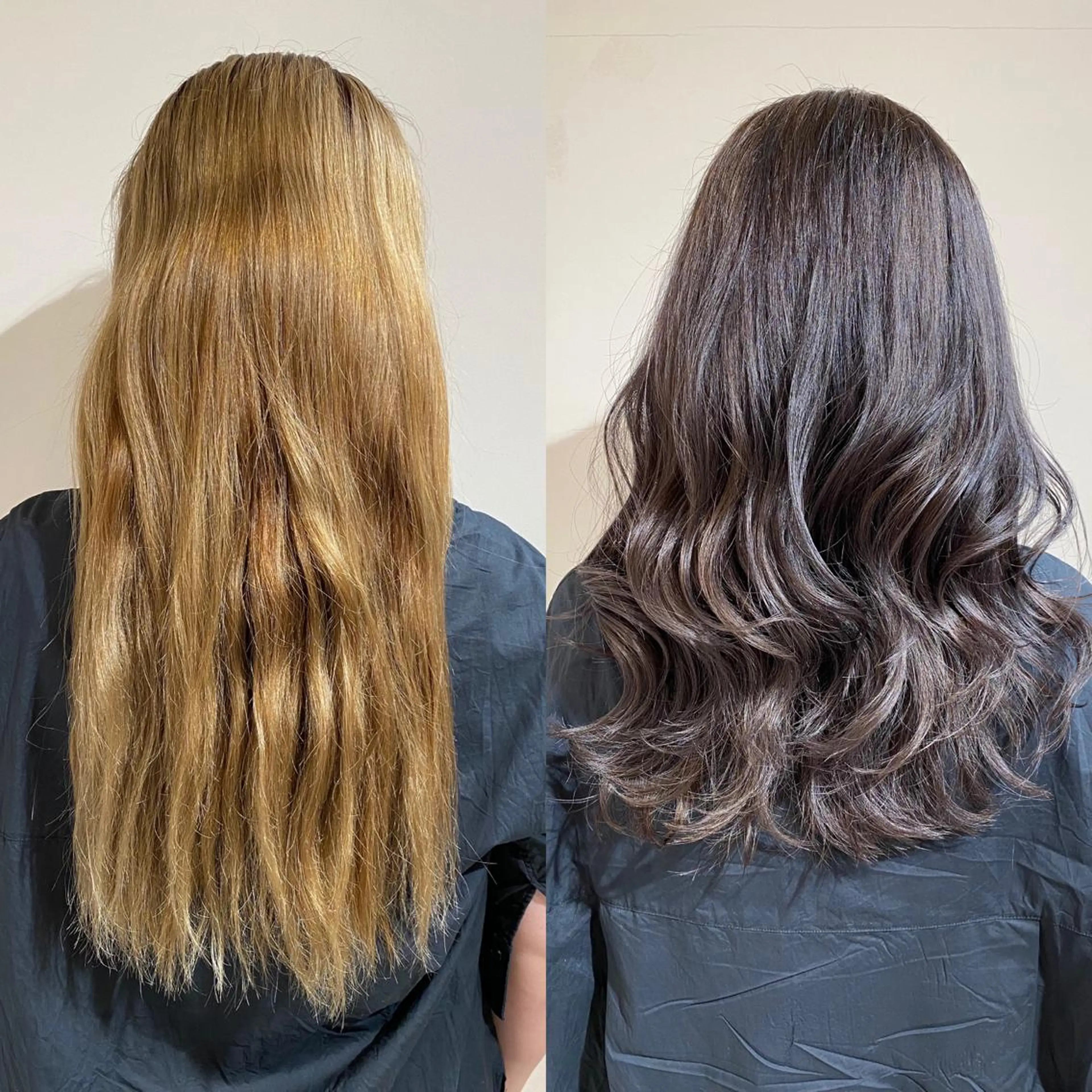 ロング カラー カット ヘアカラー トリートメント On所属・顔まわりカット🌟 くびれヘア/寺門遥輝のヘアスタイル