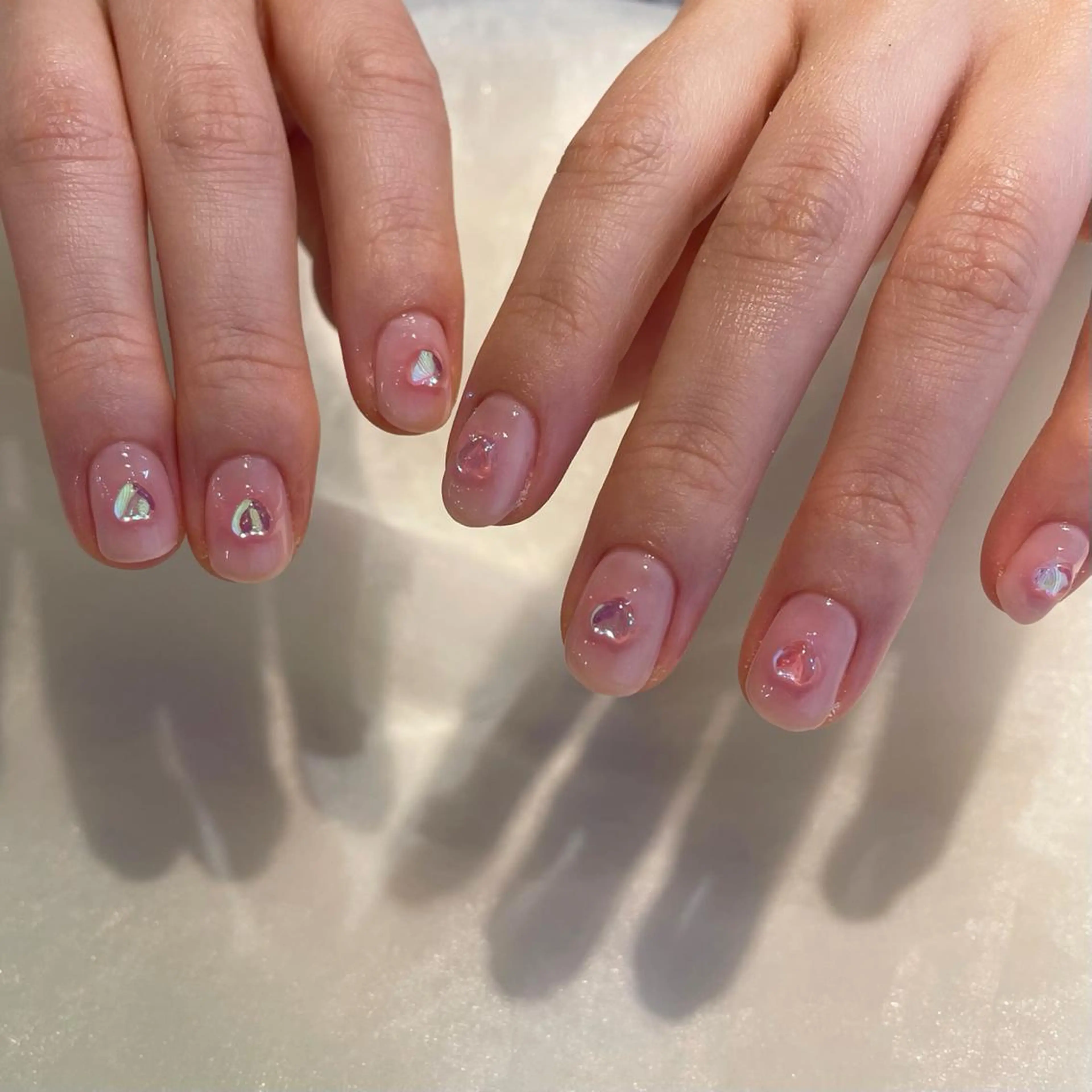 ネイル ハンドネイル 新井 ひなののネイルデザイン