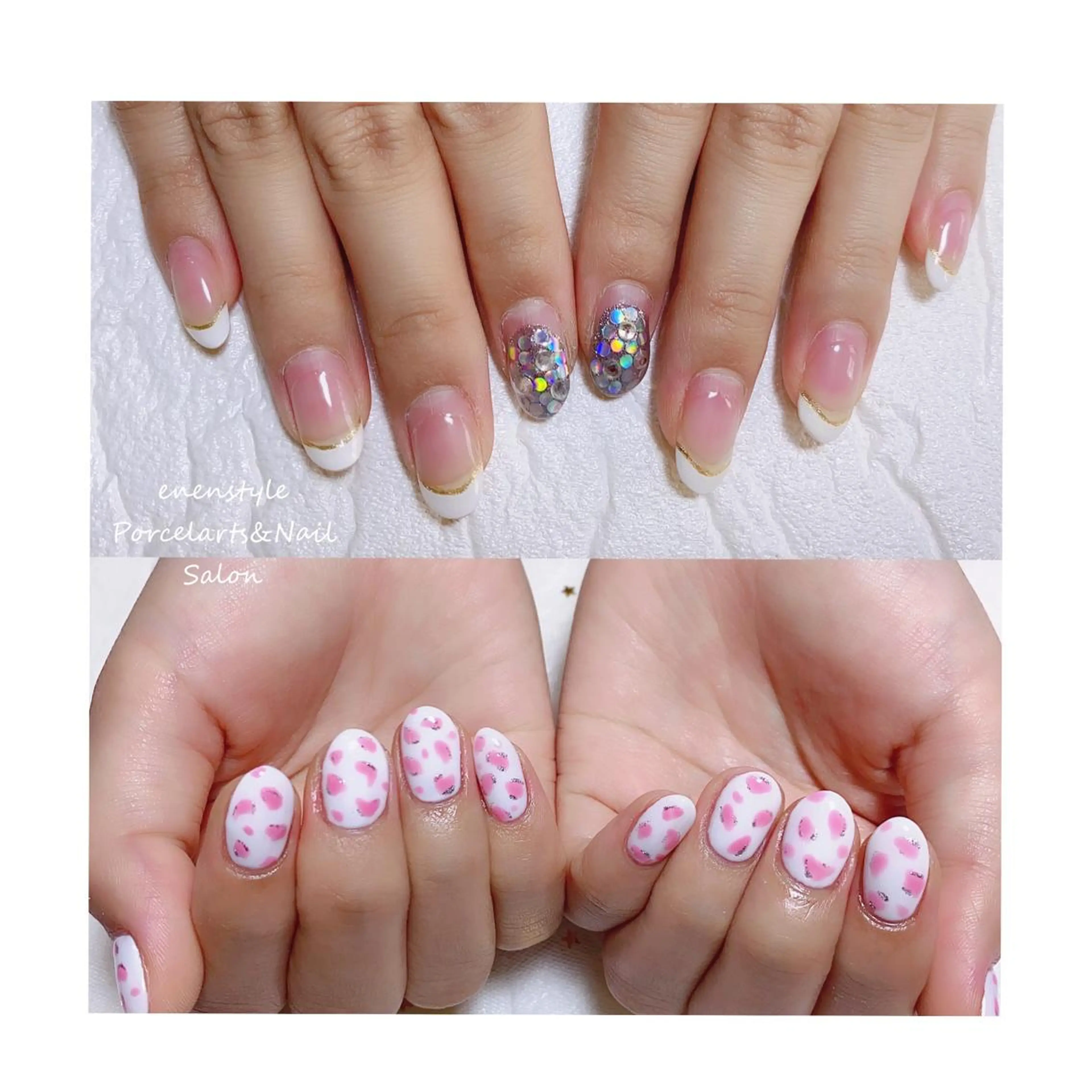 ミディアム ネイル ハンドネイル 👑enen style👑のネイルデザイン