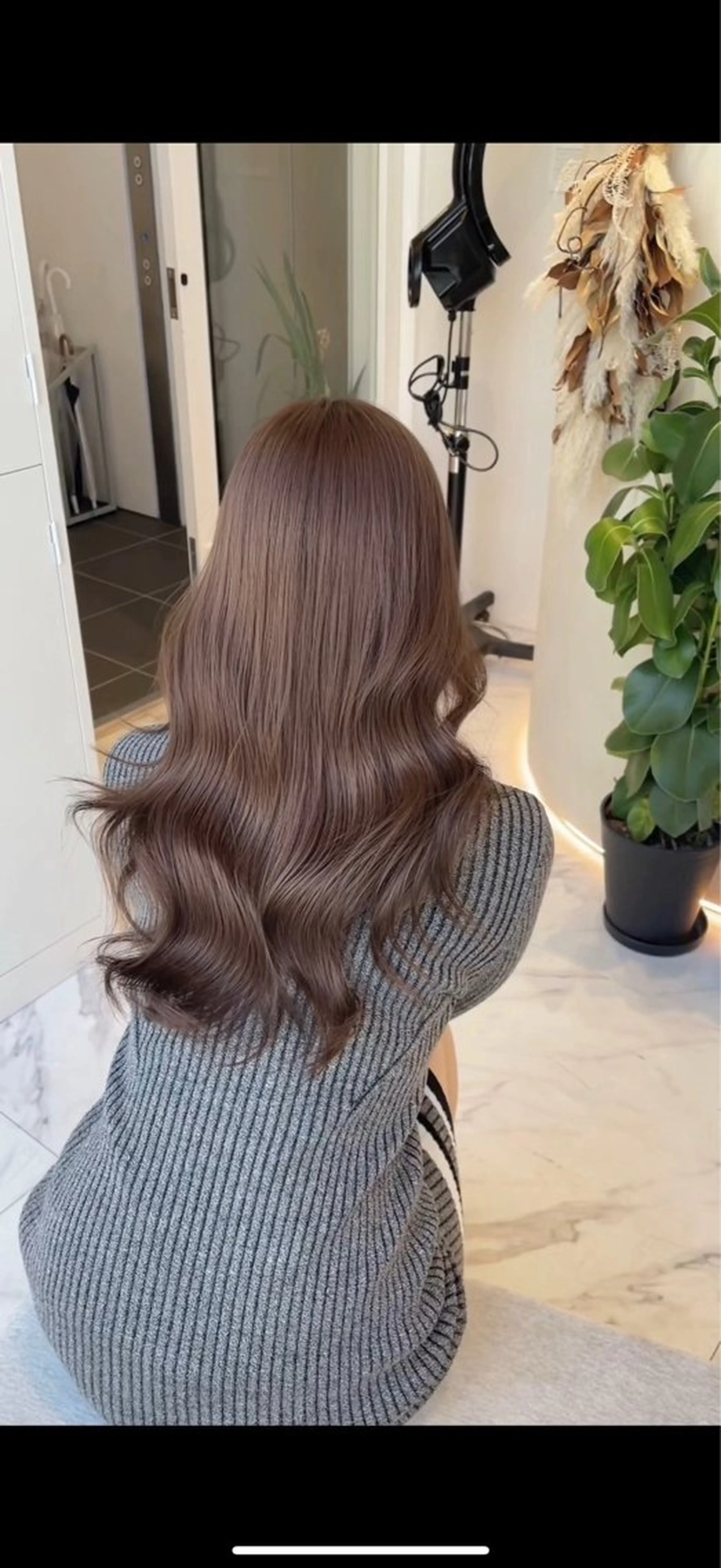 🐈🪽透明感カラー＋ケラチントリートメント（2STEP🫧📍）の写真