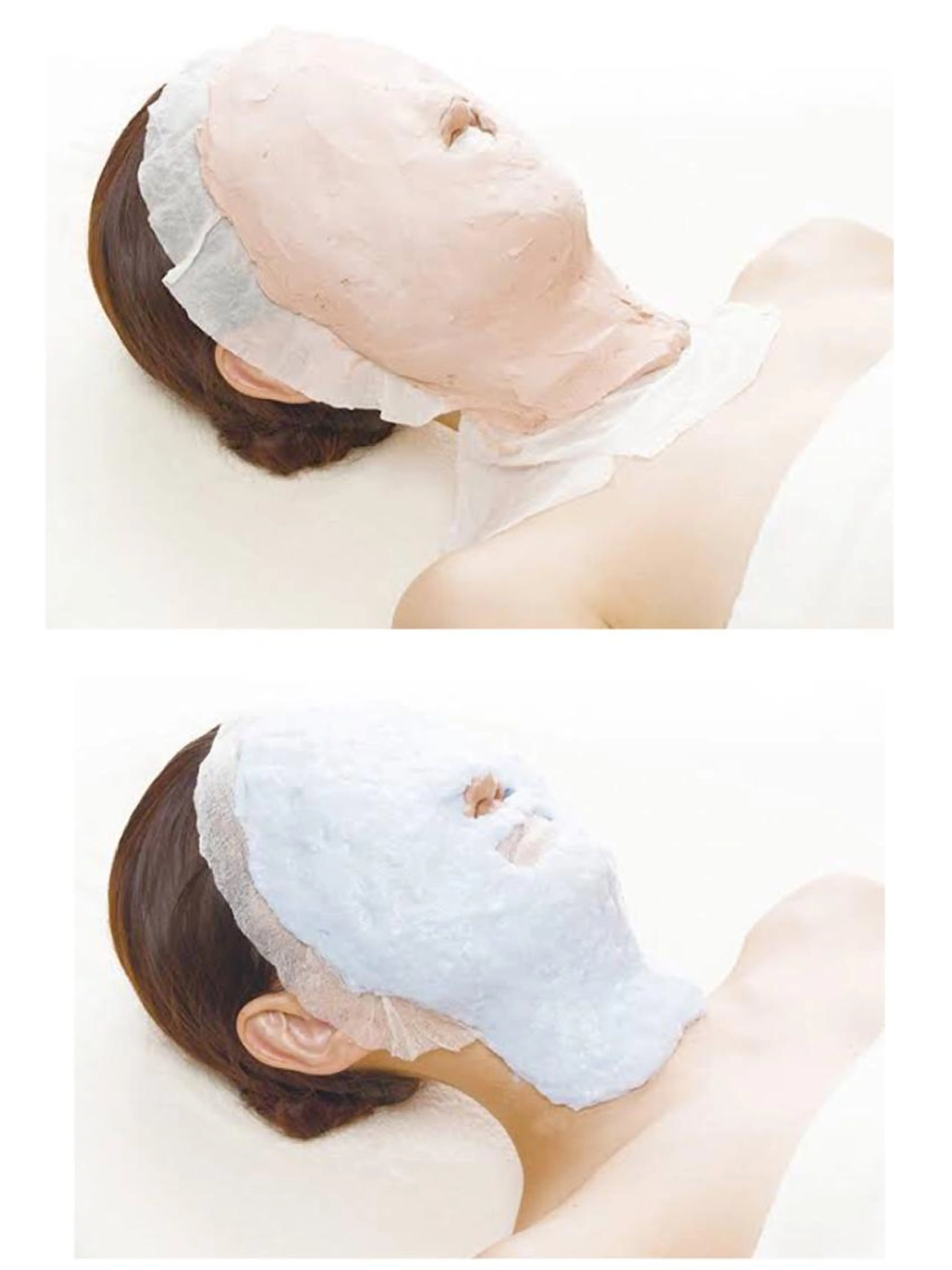 【肌分析付きトライアルエステ】BA ハリケアPOLA最高峰｢B.A｣シリーズの美容成分 首までの温感石こうマスクの写真