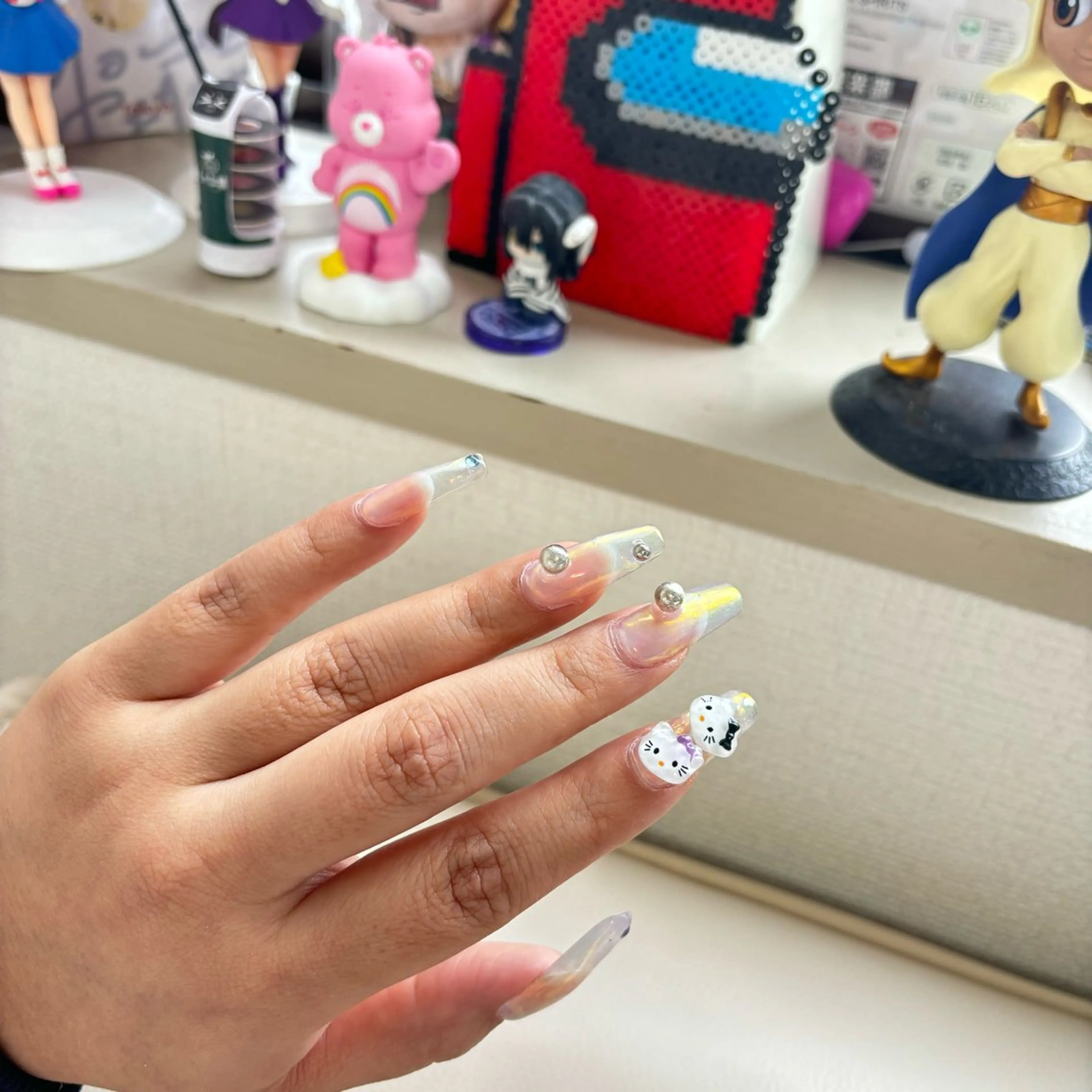 ネイル スカルプネイル ハンドネイル Jasmine💟 ラテン系お姉さんのネイルデザイン