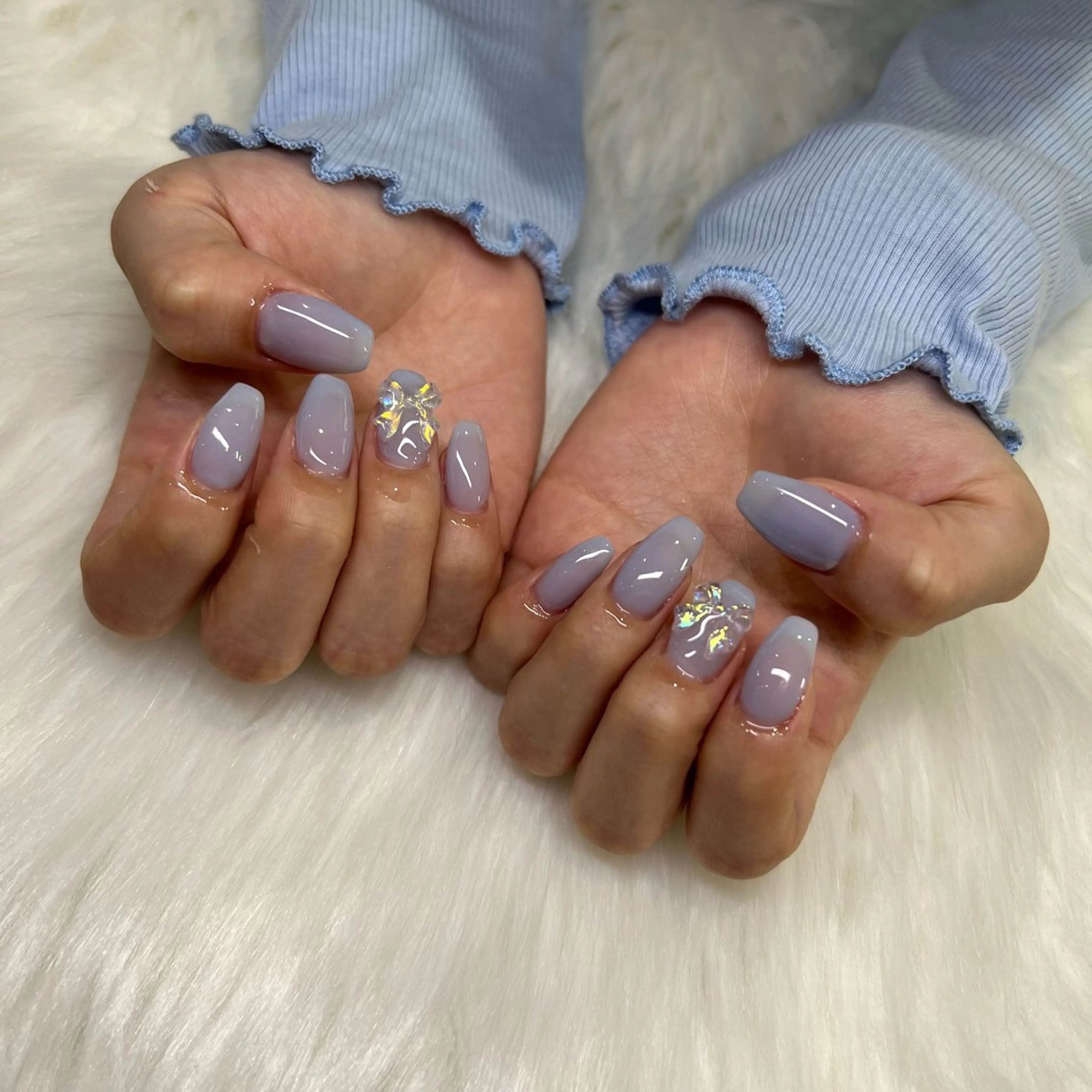 ネイル アートネイル クリアネイル 鈴木 優希のネイルデザイン