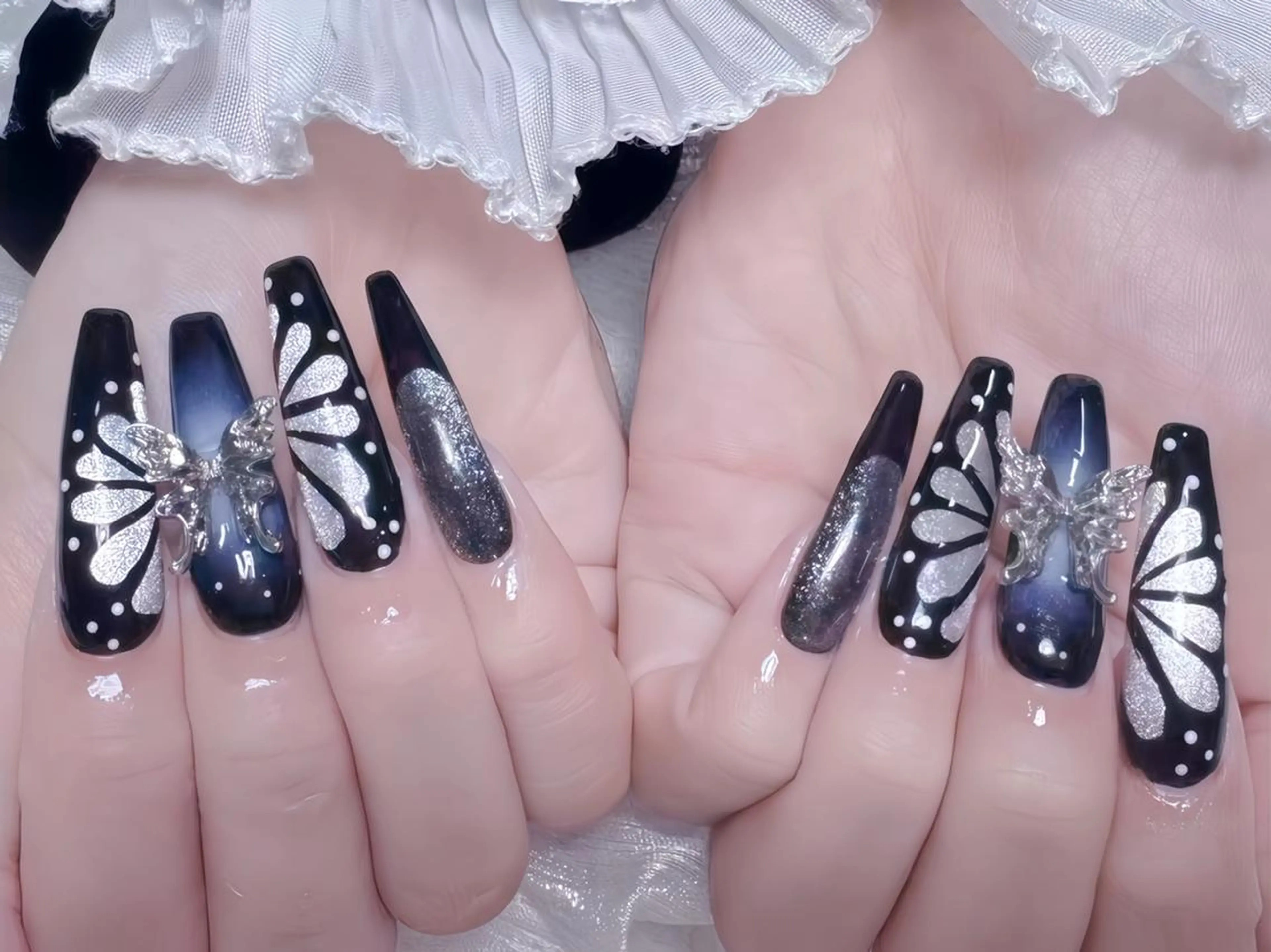 ネイル ハンドネイル 💙羽生 彩光💙のネイルデザイン