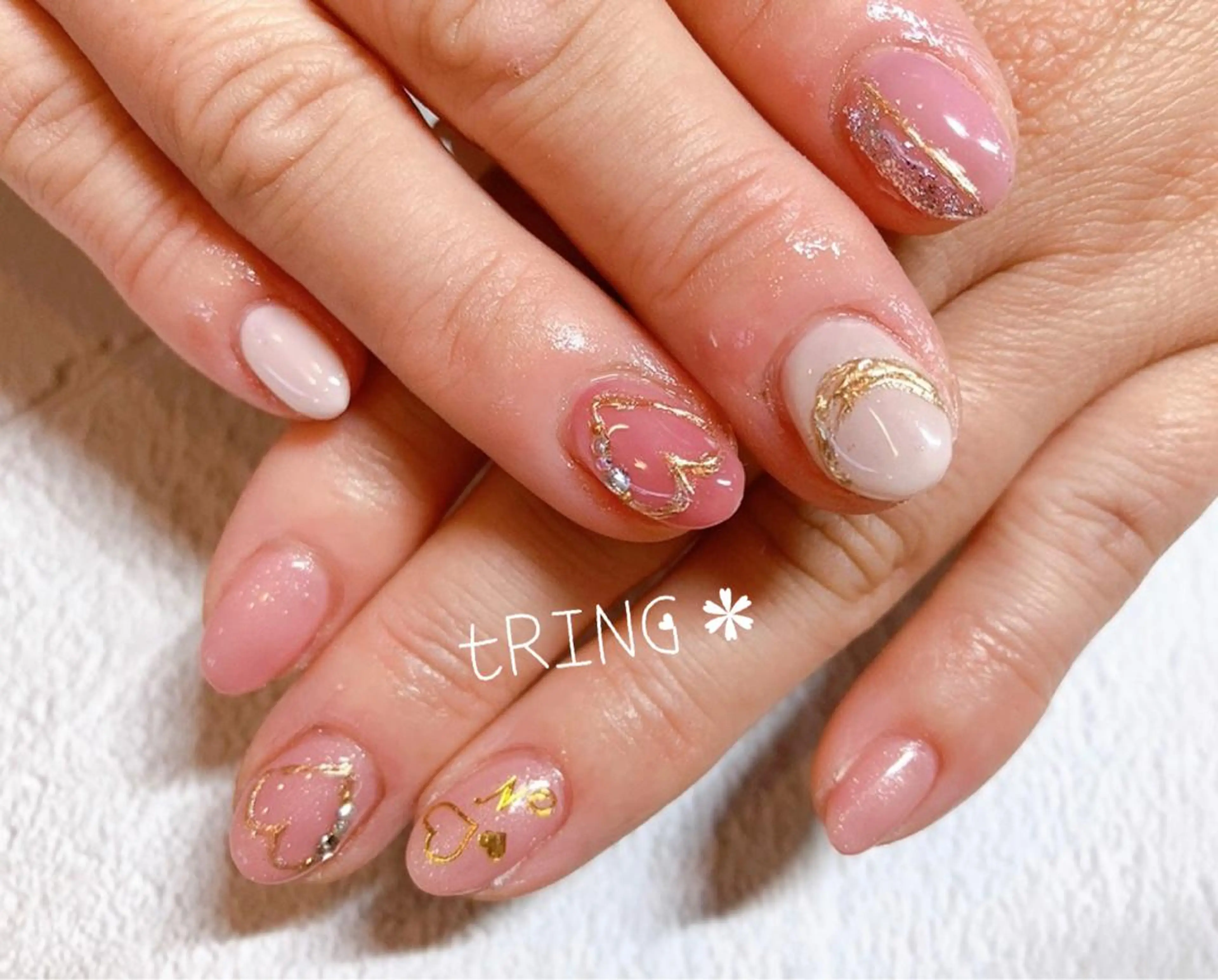 ネイル ハンドネイル tRING* しいの木台のネイルデザイン