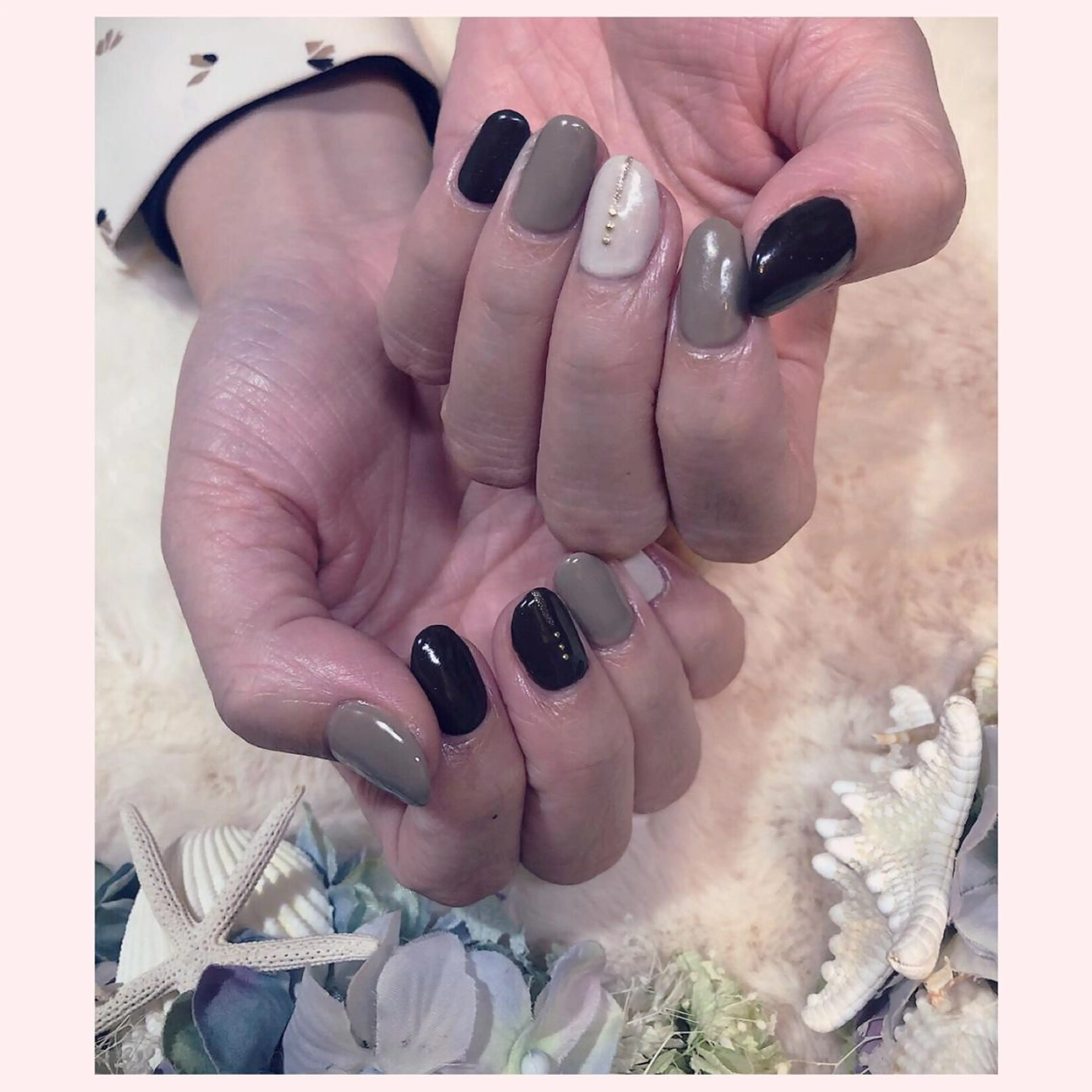 ネイル ワンカラーネイル YAS 青柳 安代のネイルデザイン