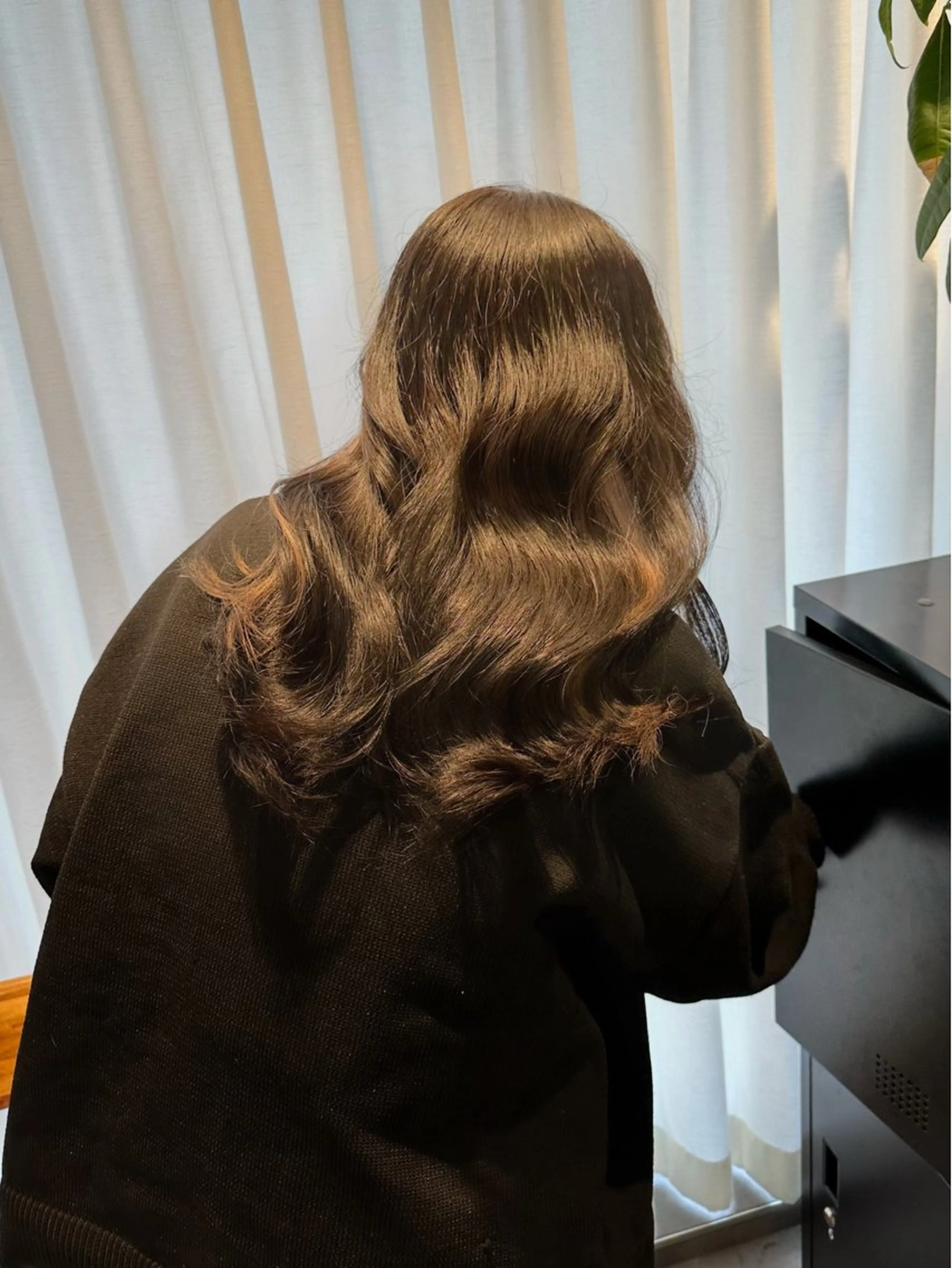 ロング カラー HANAME 原宿美容室のヘアスタイル