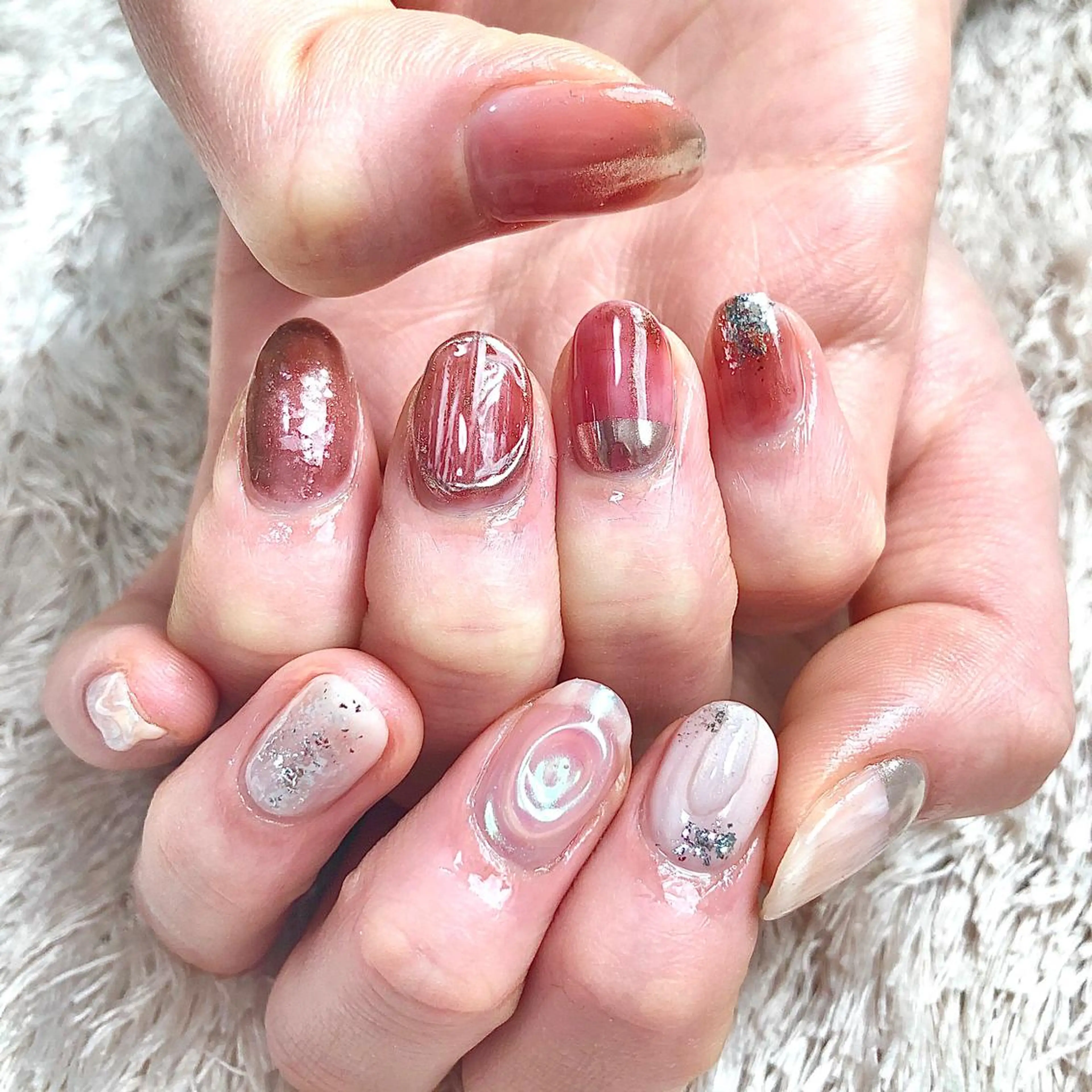 ネイル ニュアンスネイル C. 👑itoのマツエク・マツパデザイン