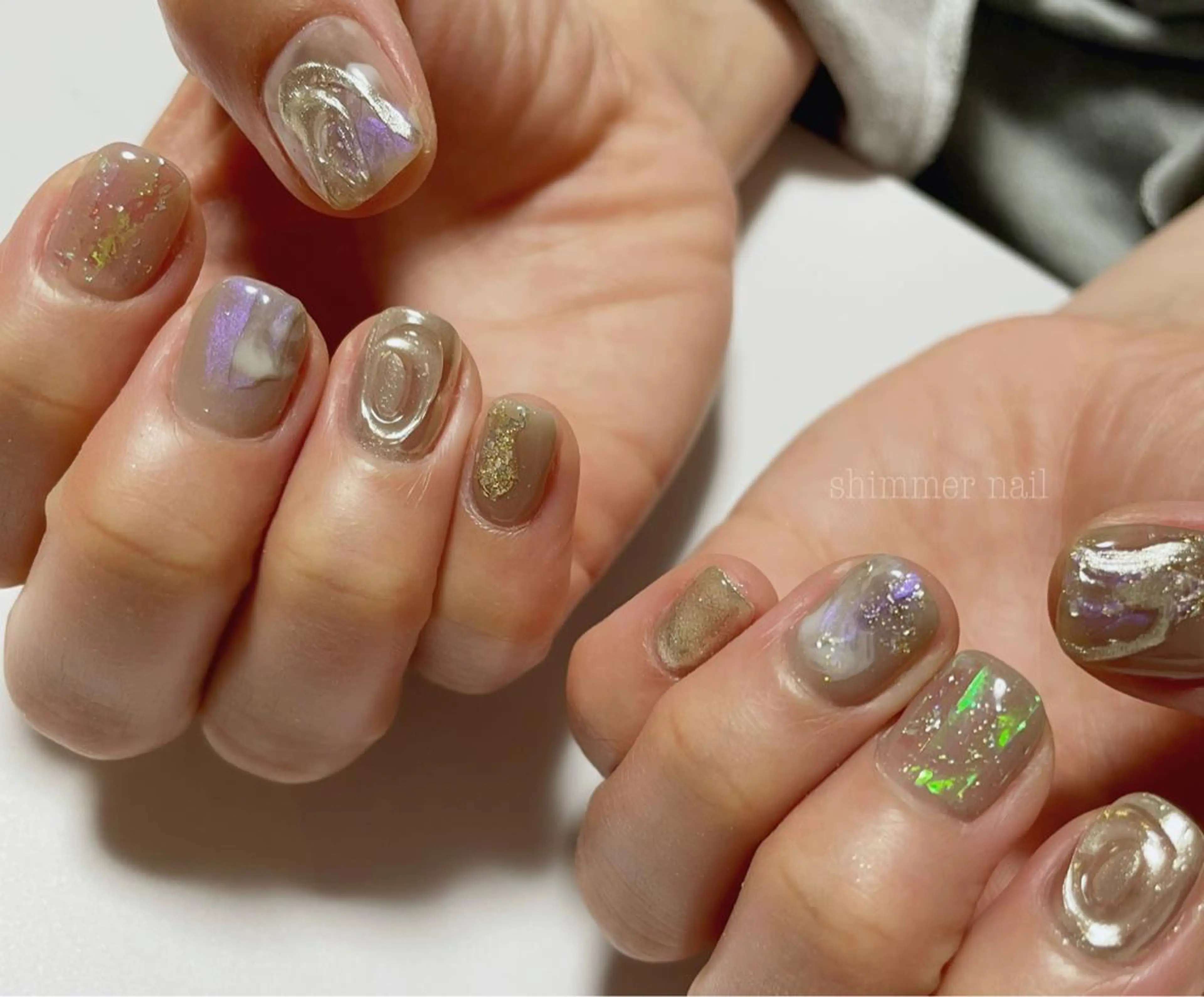 ネイル 持ち込み Shimmer Nail⋆*✩のネイルデザイン