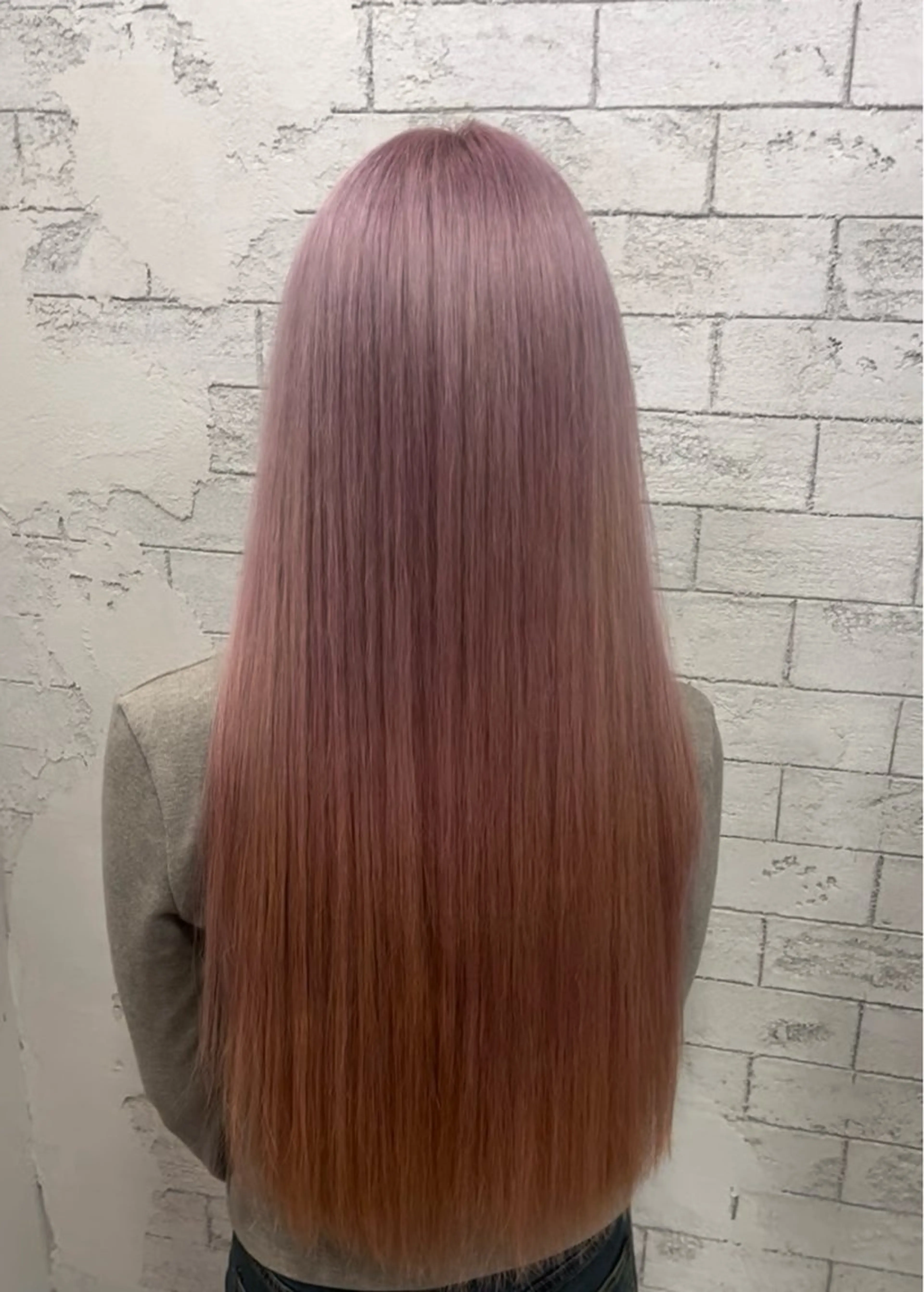 ロング カラー ブリーチ ピンクカラー 🫧ハイトーン/ ペールカラー🕊♡雛のヘアスタイル