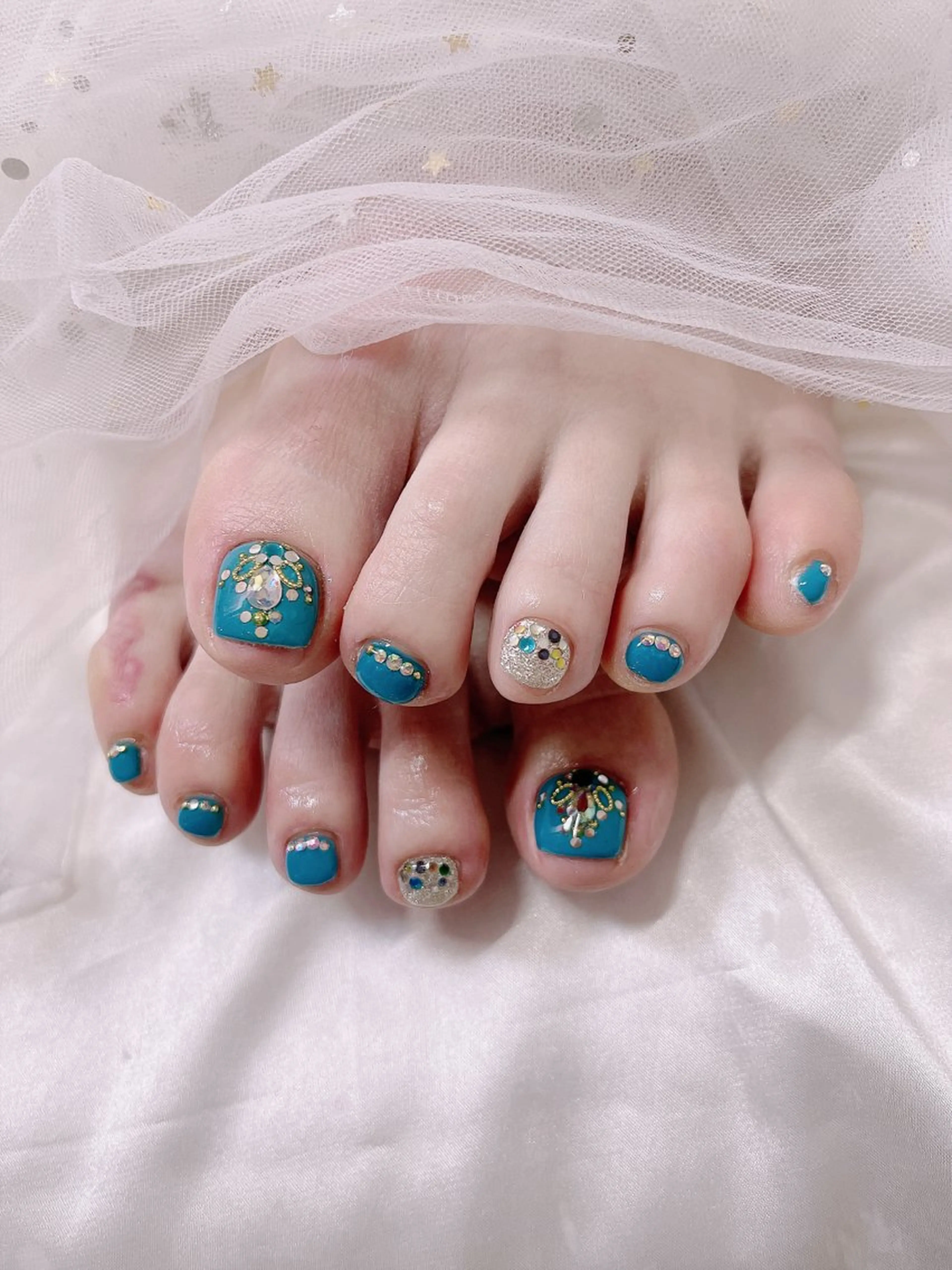 ネイル フットネイル ジョリ kasumi🌹💅のネイルデザイン