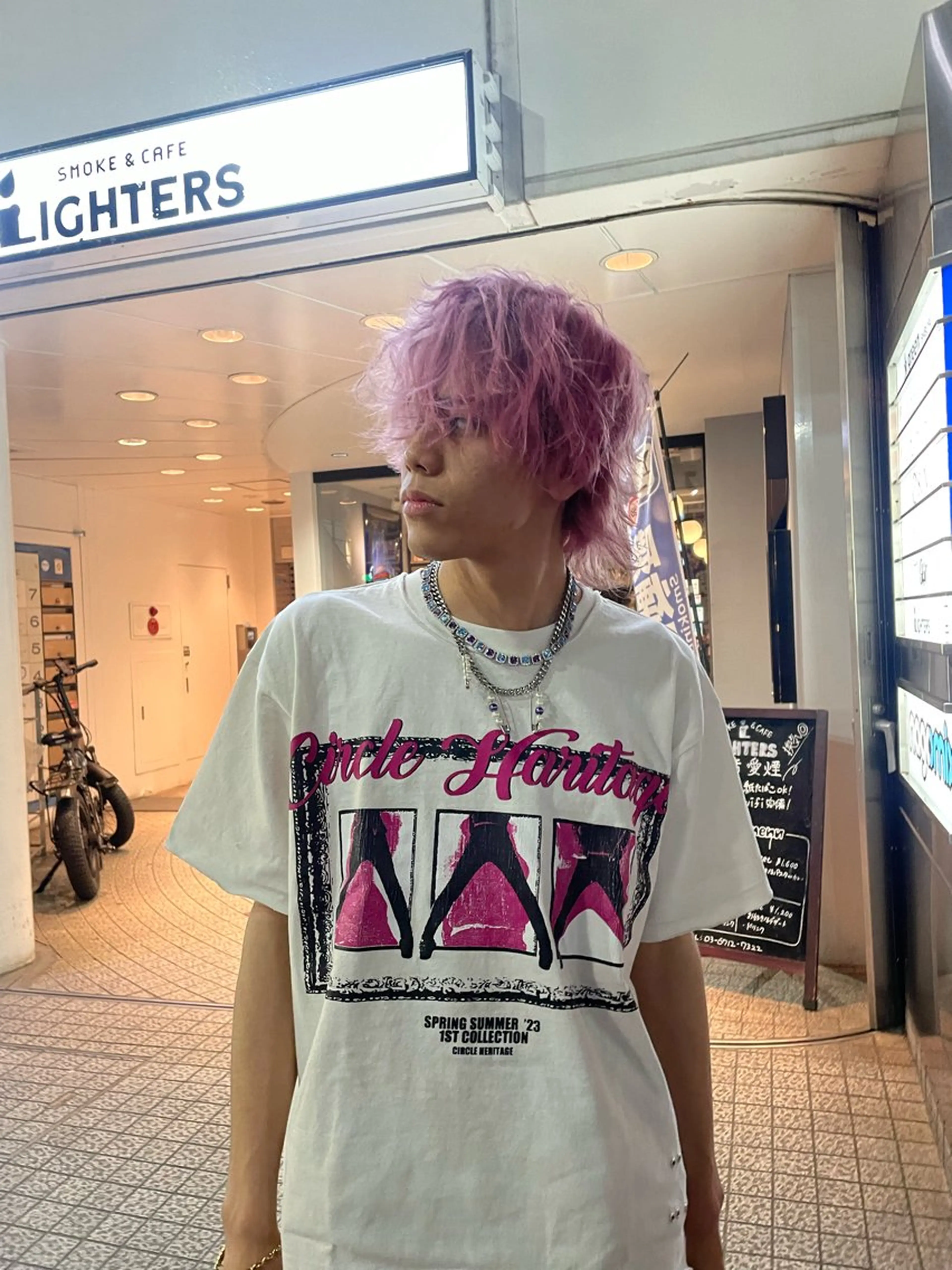 ミディアム カラー メンズ メンズブリーチ ブリーチ 韓国ヘア/wカラー レイヤー/RIN🎀のヘアスタイル