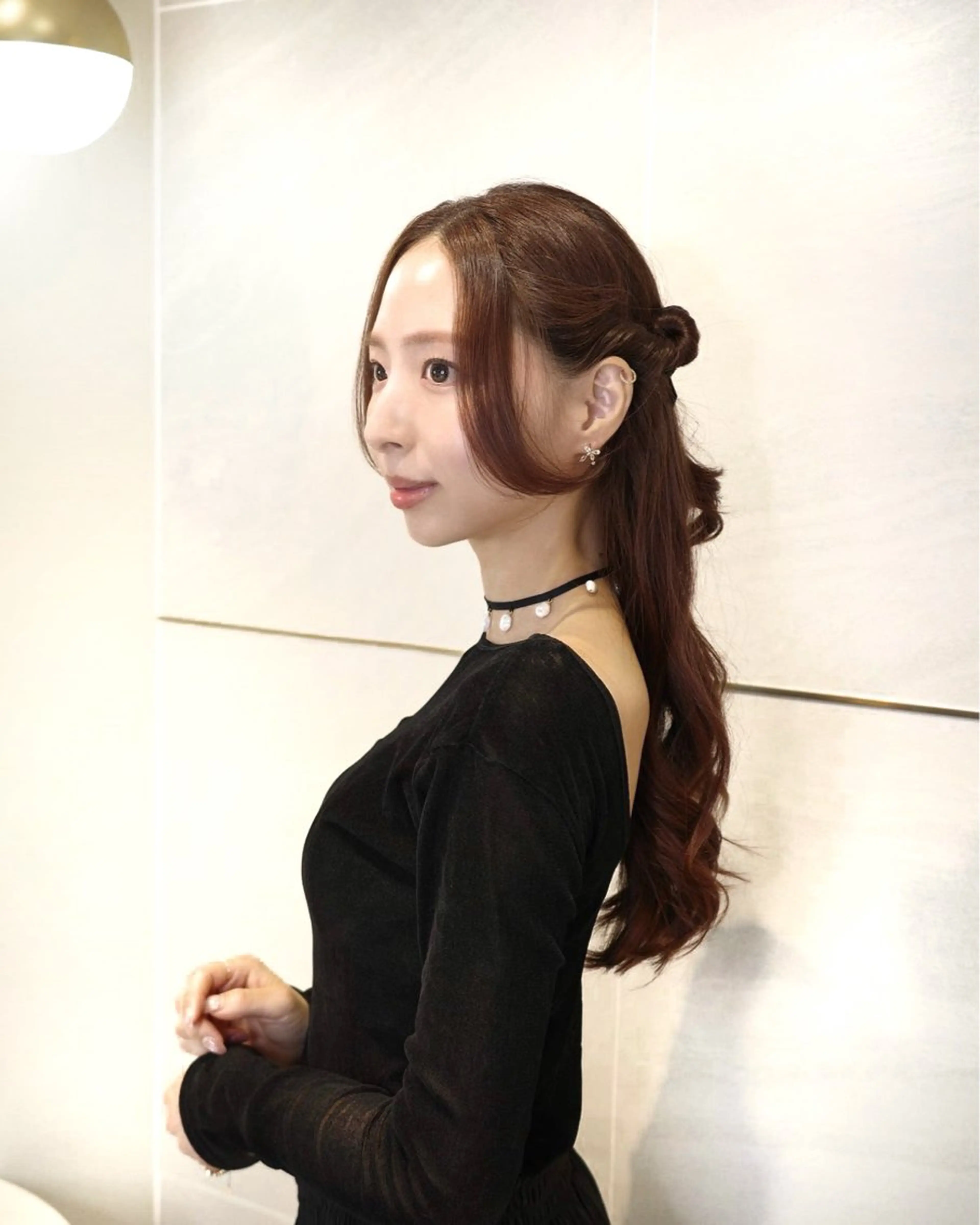 ロング カット ヘアカラー 1日1名様限定 予約可能のヘアスタイル