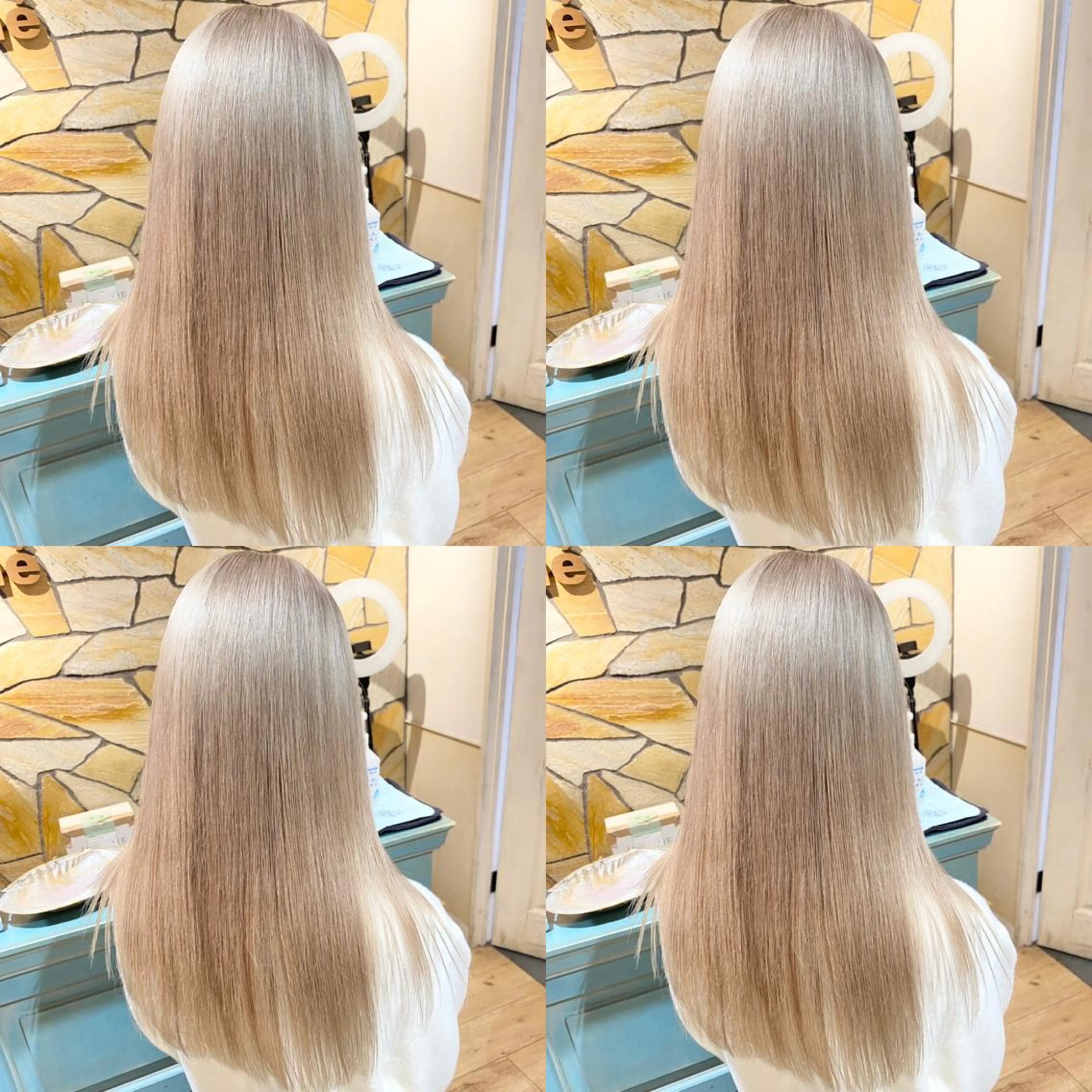 セミロング アッシュ 外国人風カラー ハイライト レイヤーカット ご予約 宜しくお願いします！のヘアスタイル