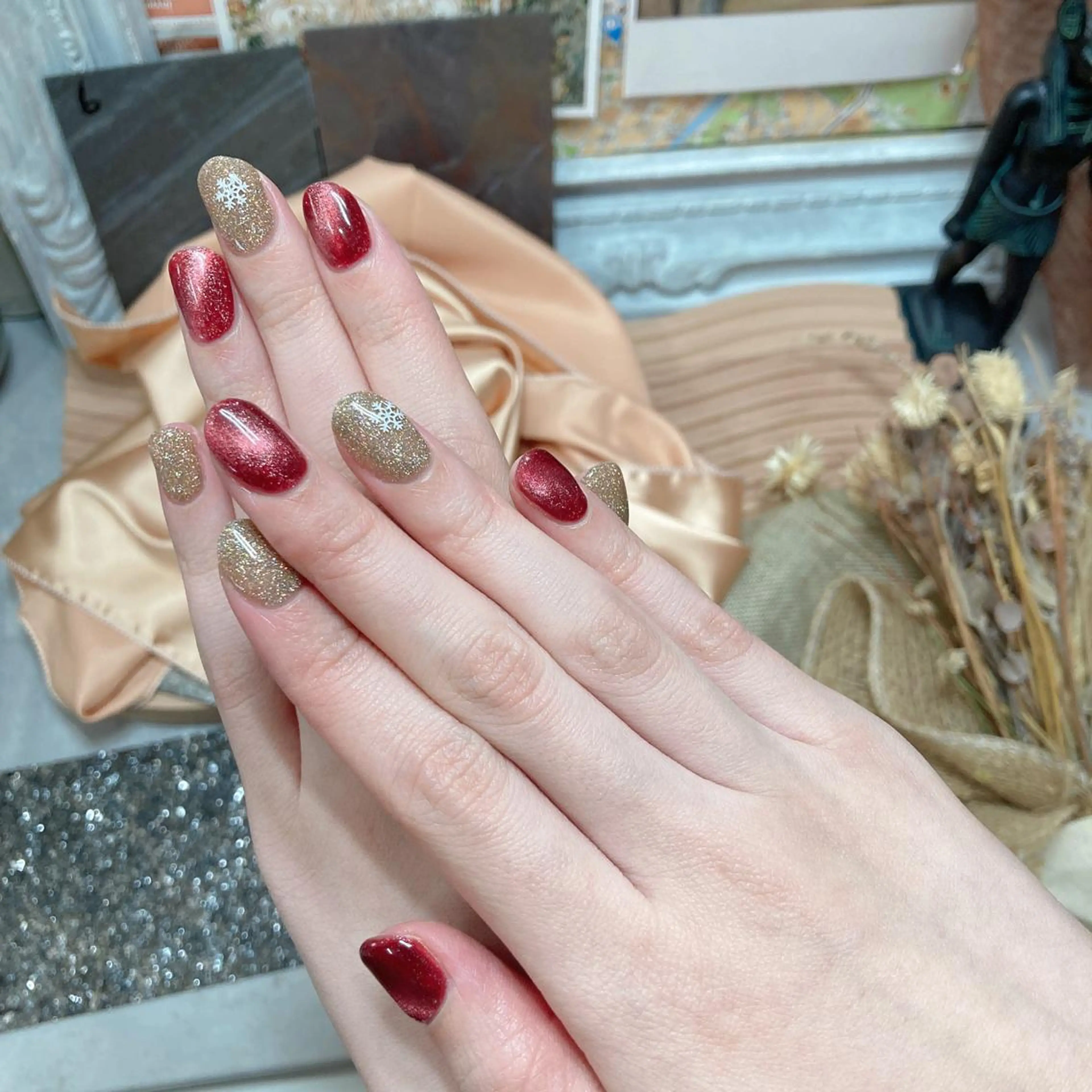 ミディアム ネイル Reonail 💕Kana💕のネイルデザイン