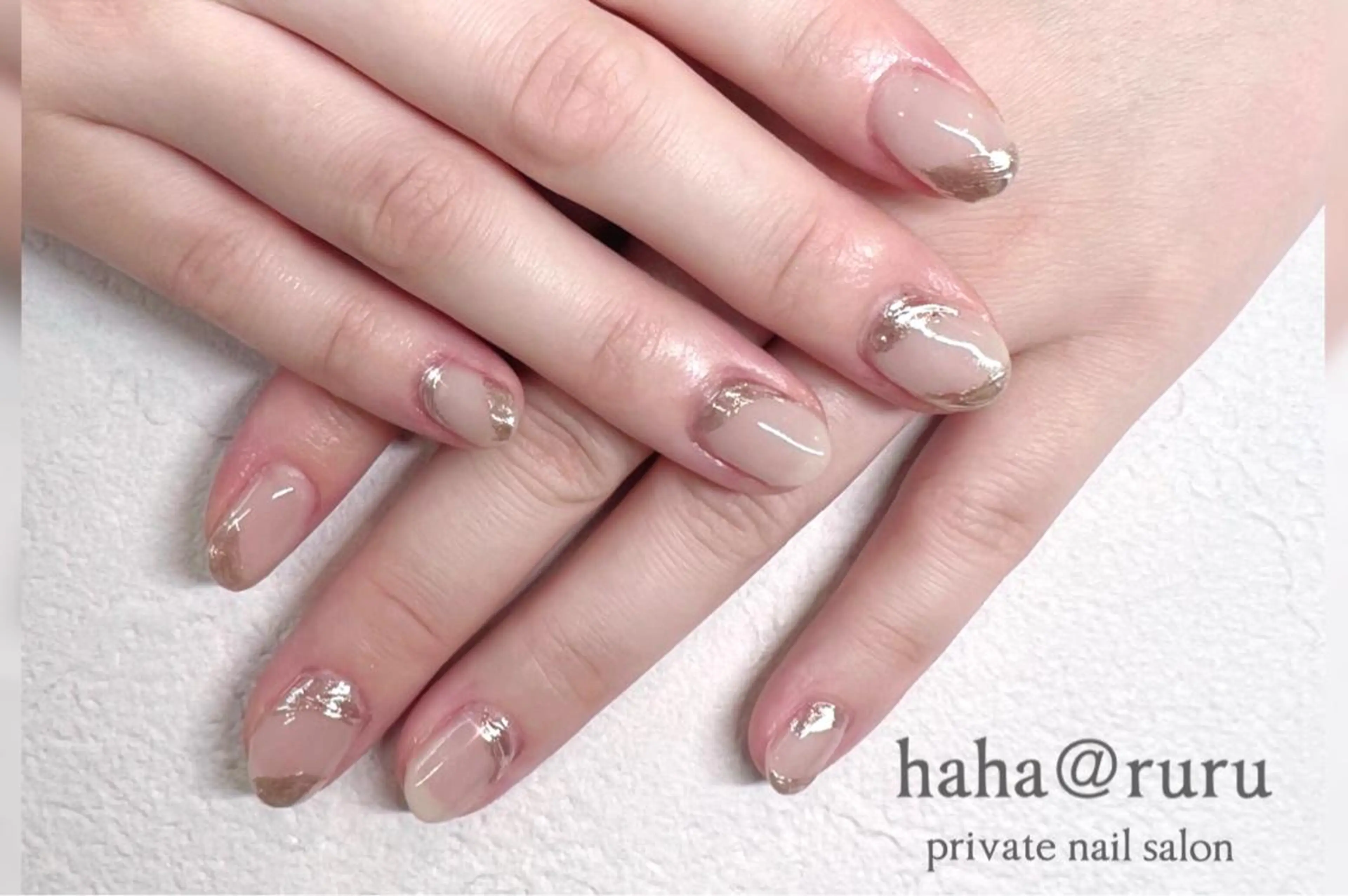 ネイル シンプルネイル haha@ ruruのネイルデザイン