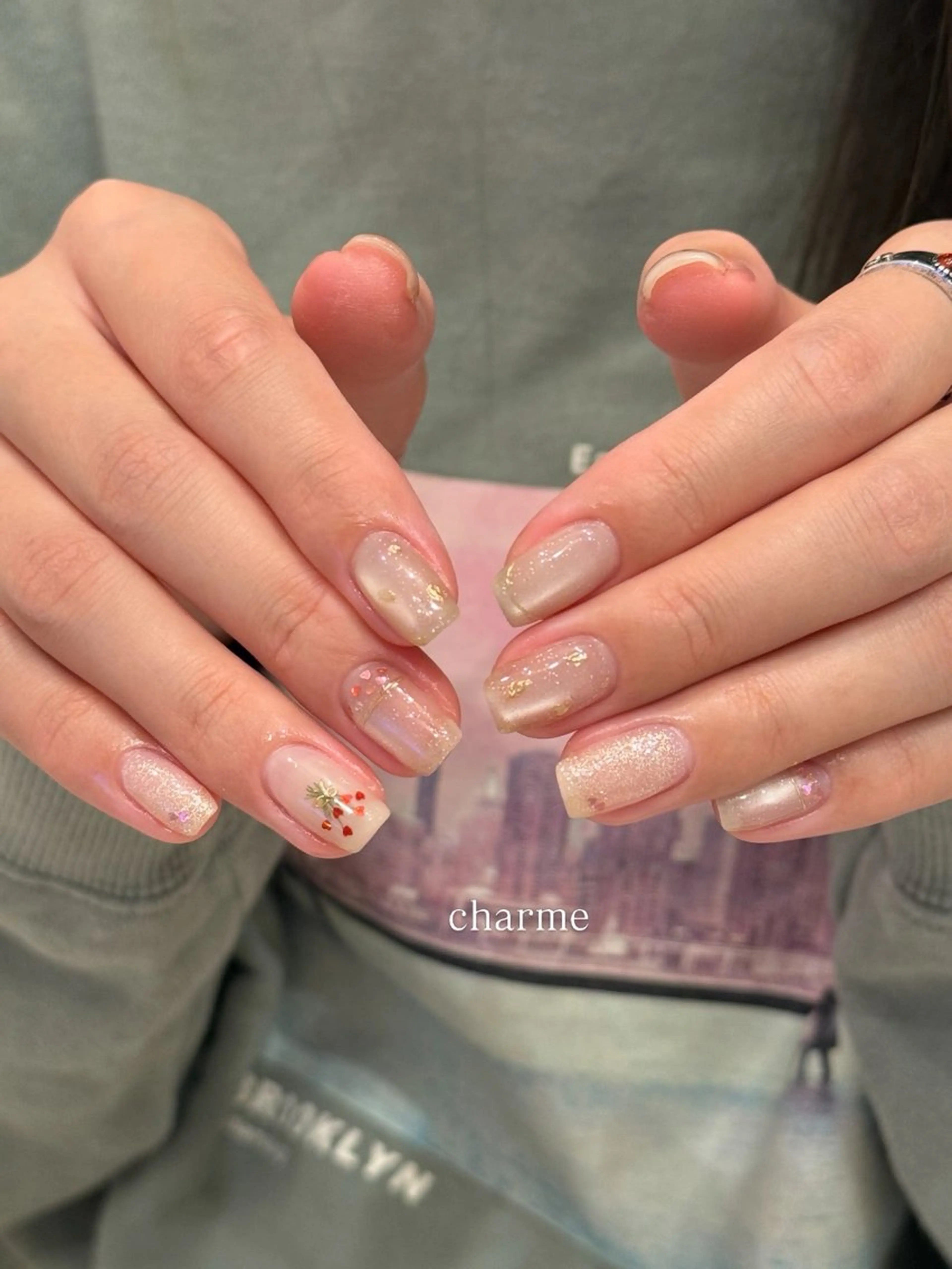 ネイル ハンドネイル フットネイル nailsalon charmeのネイルデザイン
