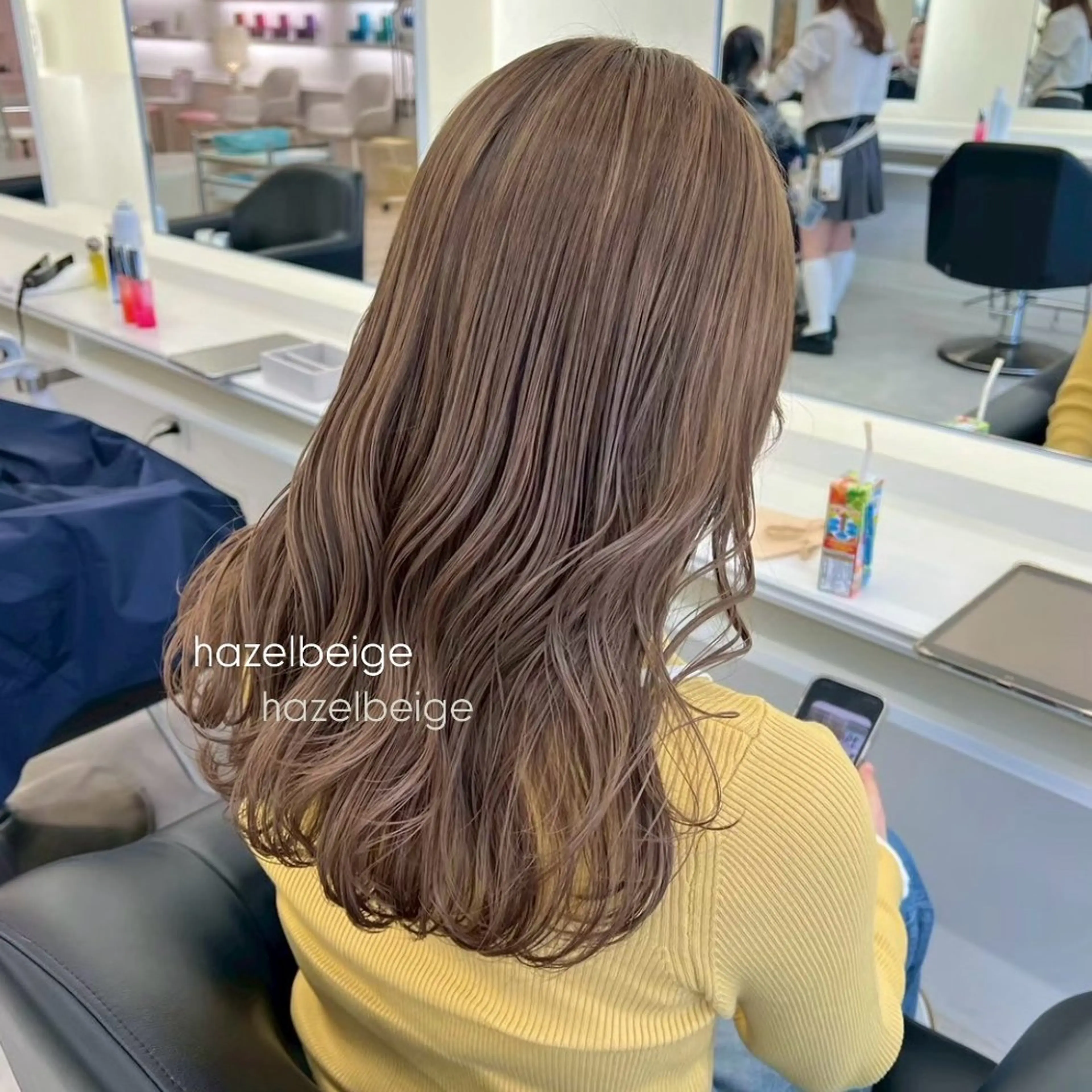 ロング カラー ヘアカラー ParveMix ♡白神みやびのヘアスタイル