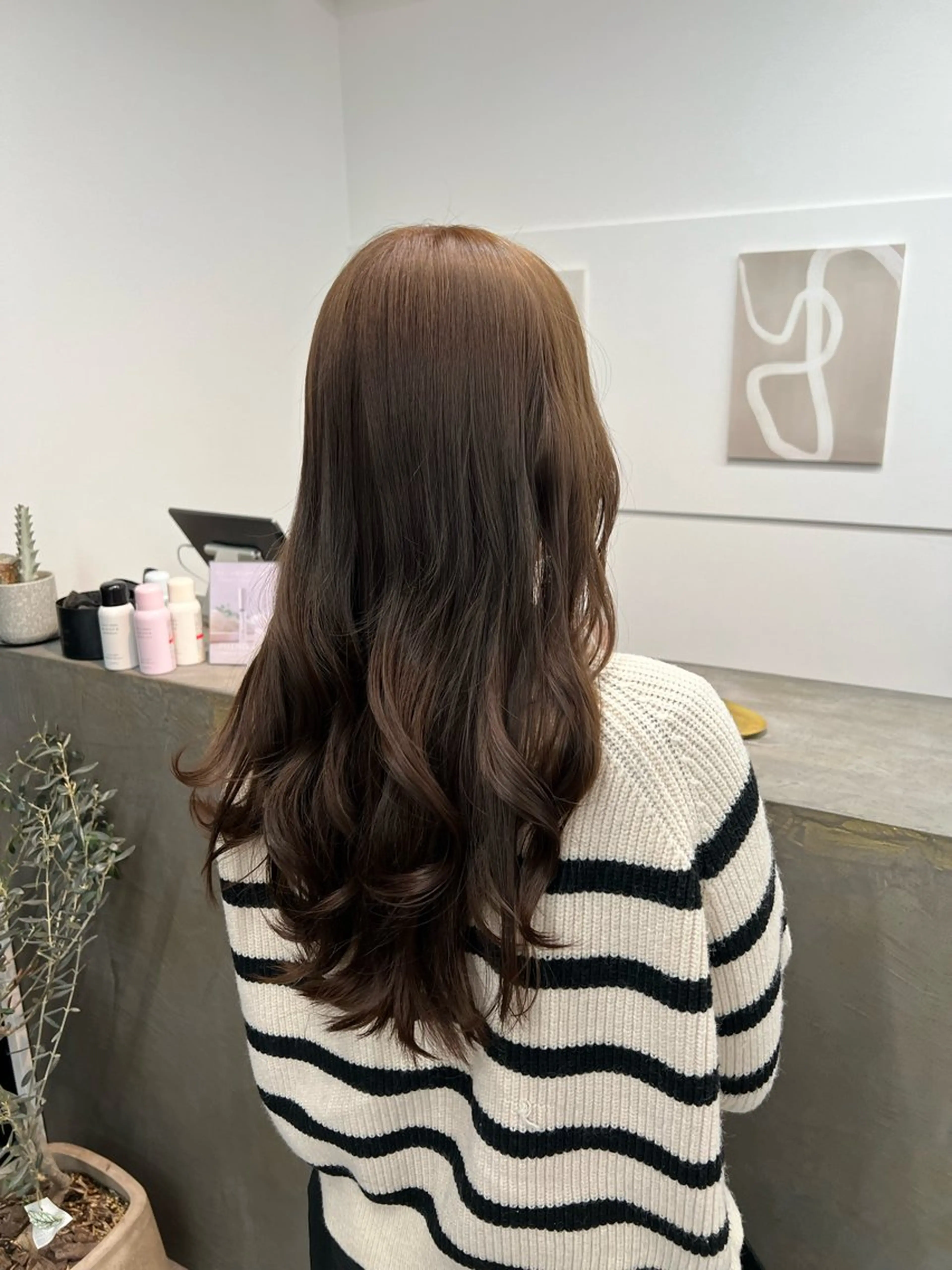 ロング 前 侃太のヘアスタイル