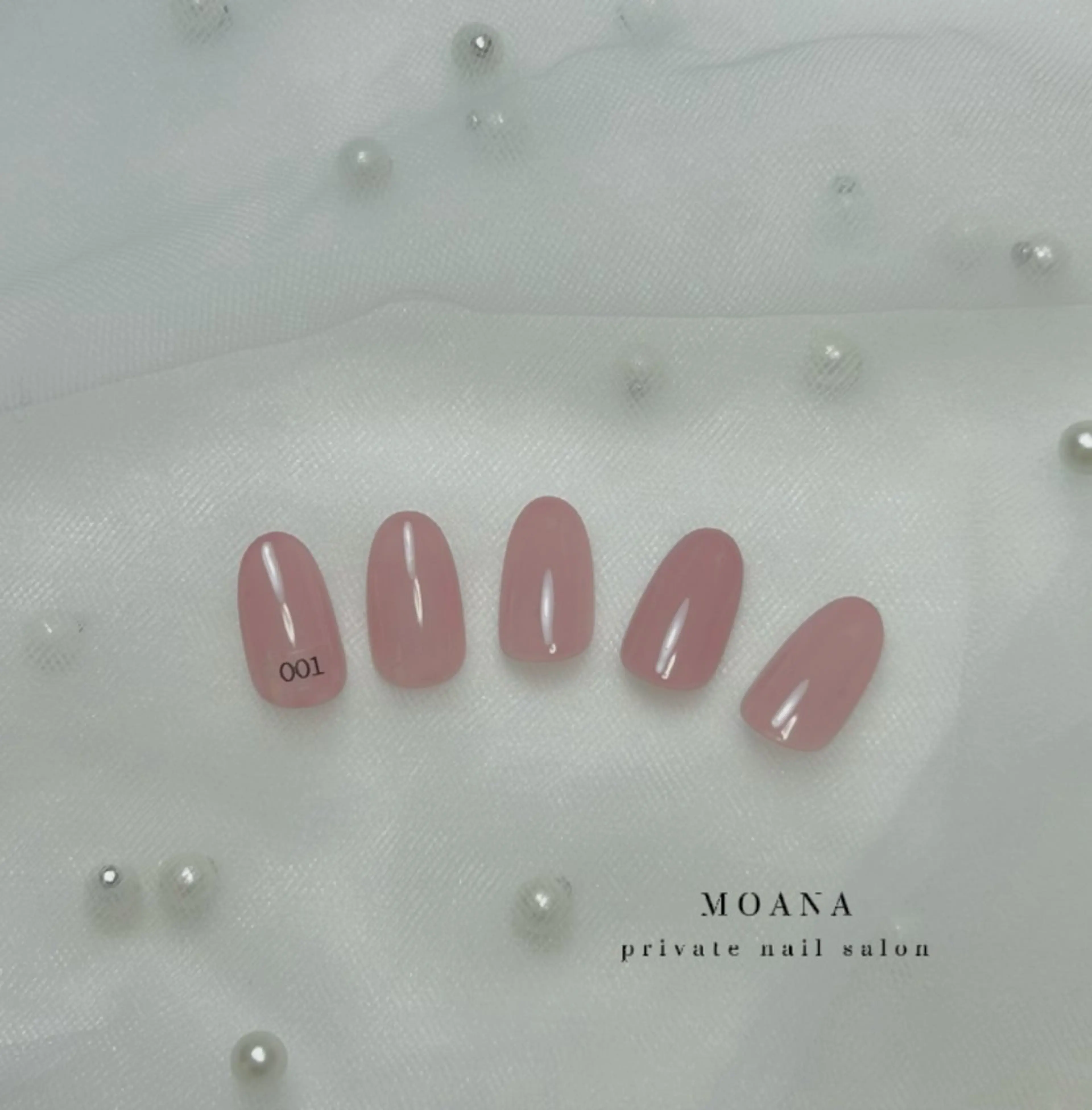 ネイル オフィスネイル ワンカラーネイル MOANA NAILのネイルデザイン