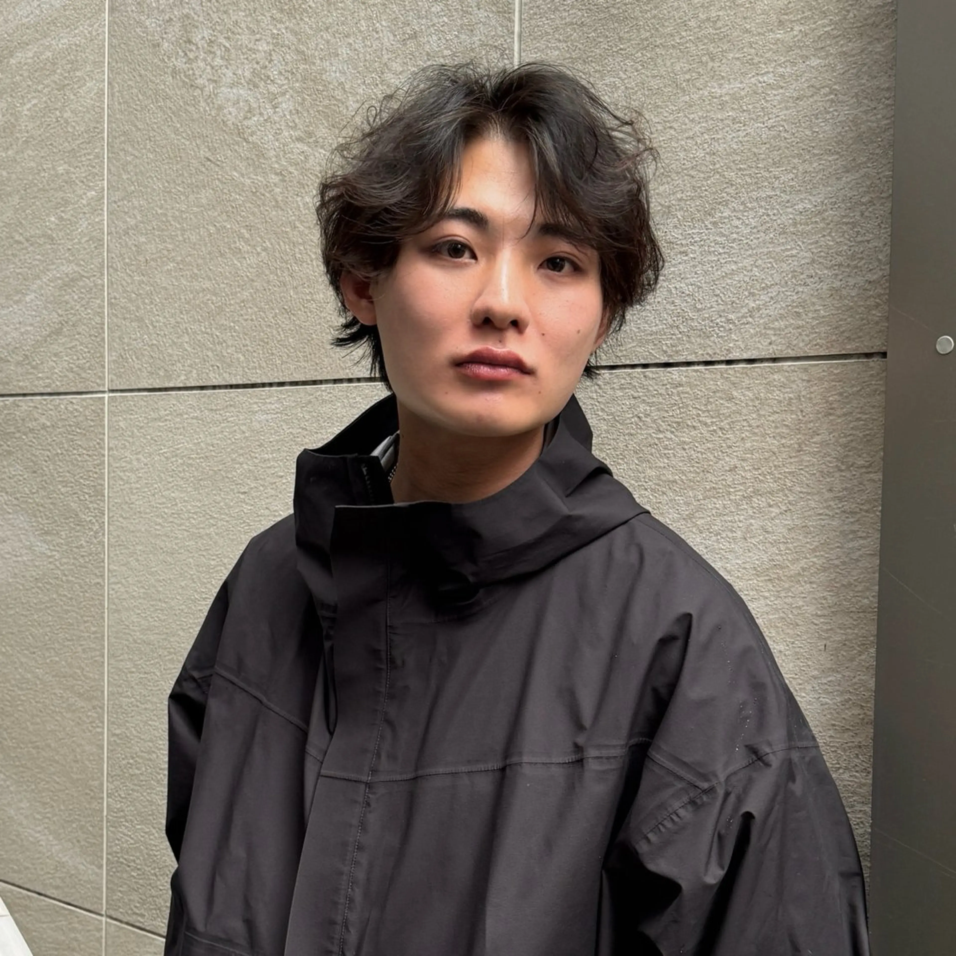 ミディアム カット メンズミディアム☁️ ✨ナチュラル/下村迅のヘアスタイル