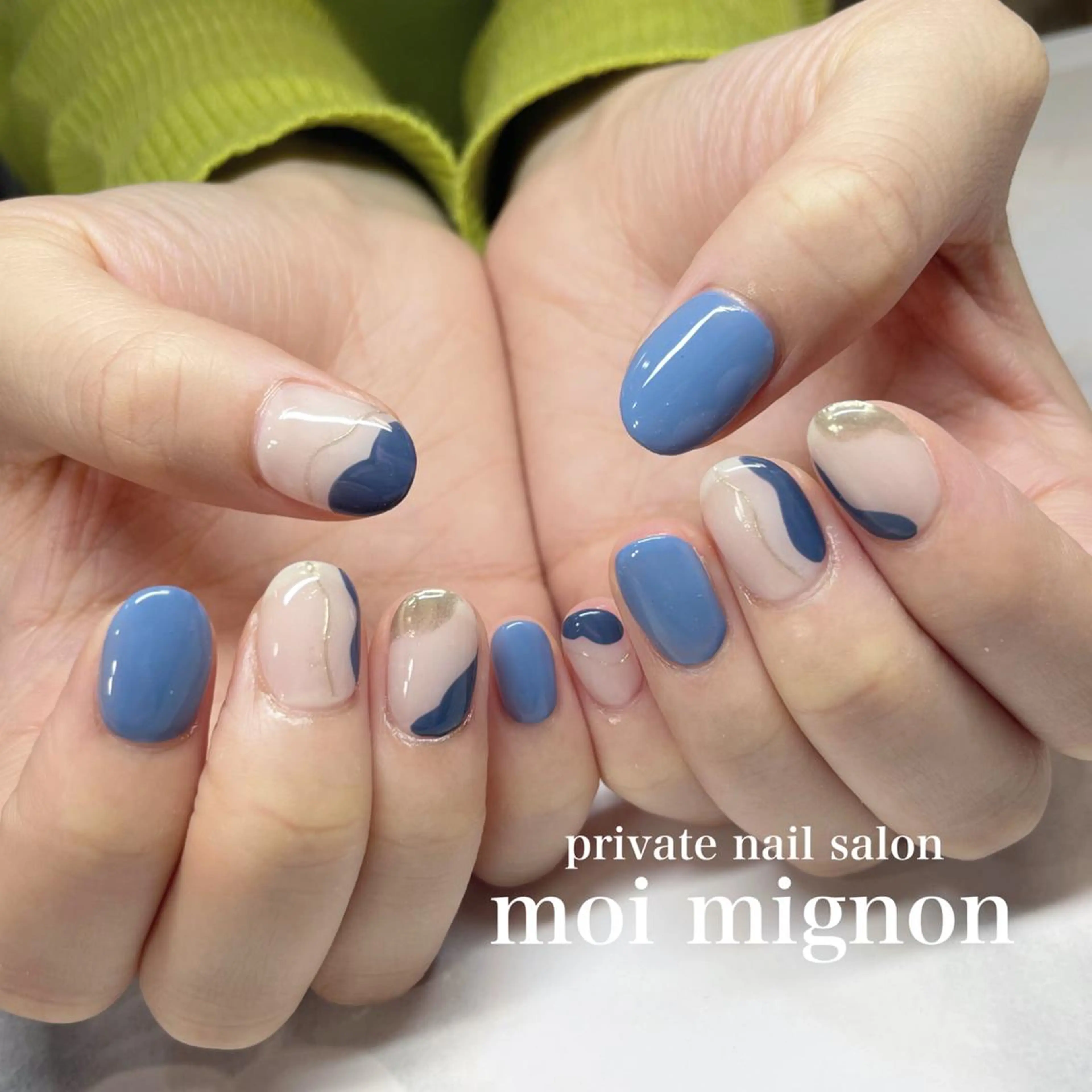 ネイル ミラーネイル ニュアンスネイル ハンドネイル nailist Aki♡のネイルデザイン