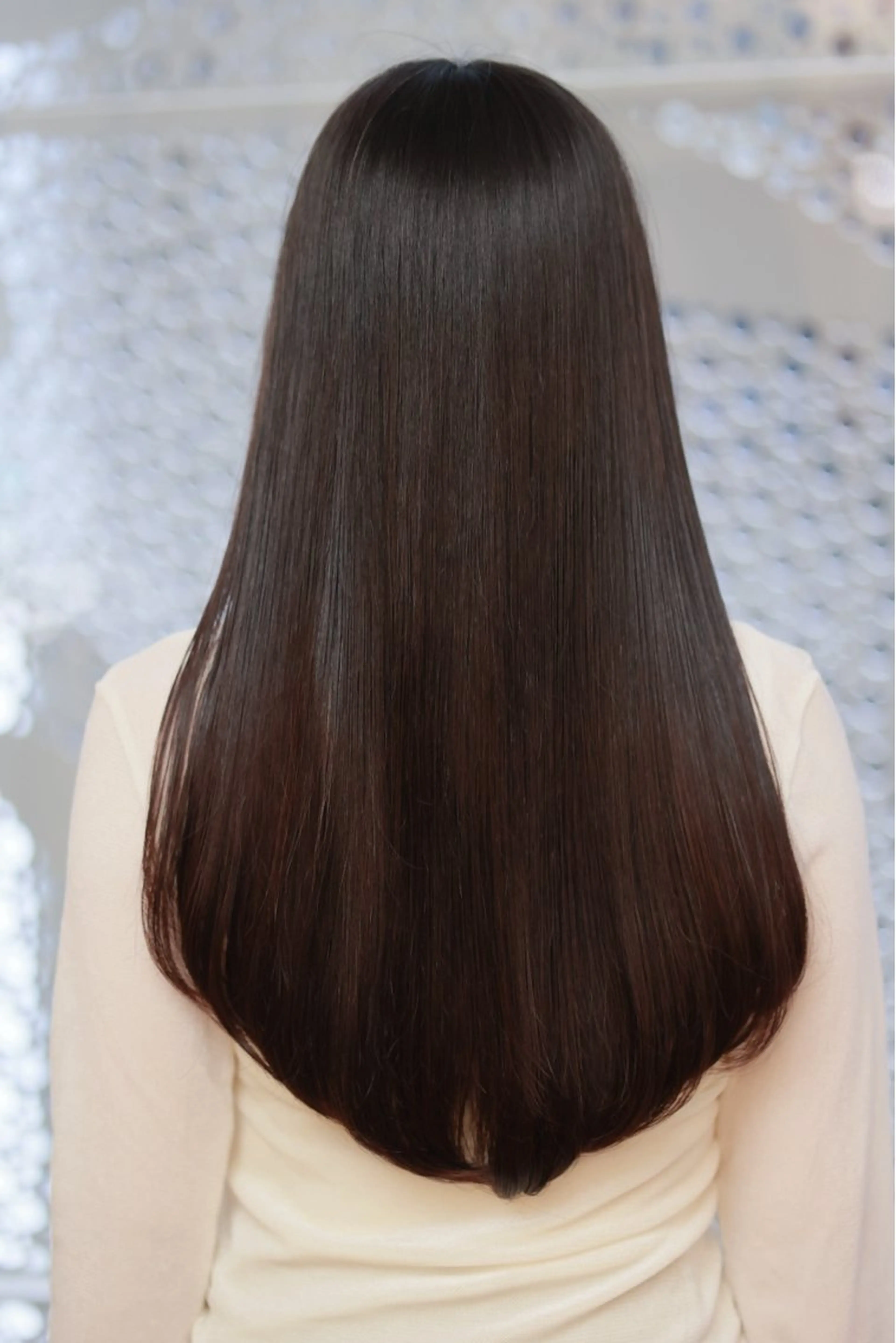 ロング カット ヘアカラー トリートメント 頭から整える美容師 松田のヘアスタイル