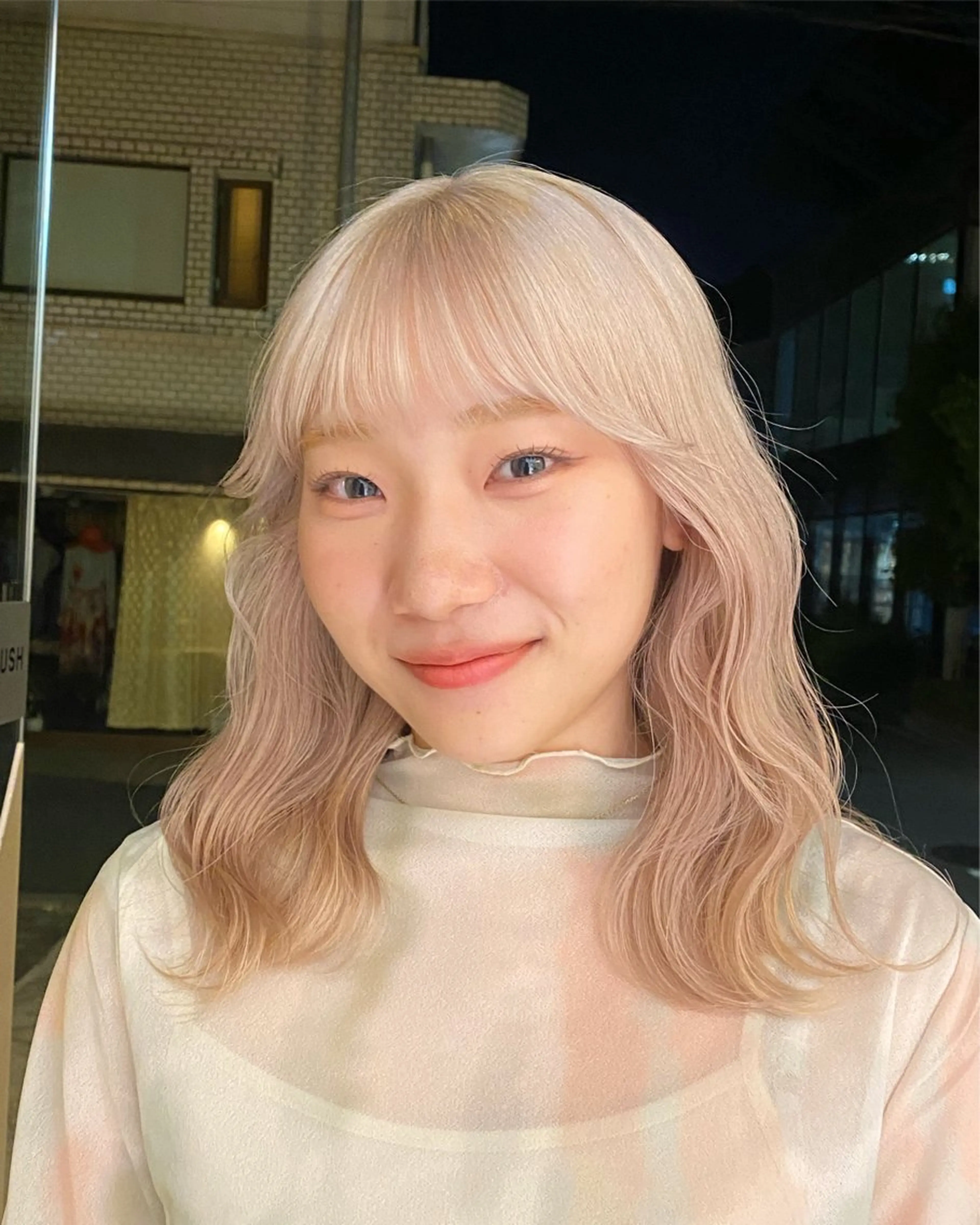 ミディアム カラー Marina/表参道 /ヘアセット/暖色のヘアスタイル