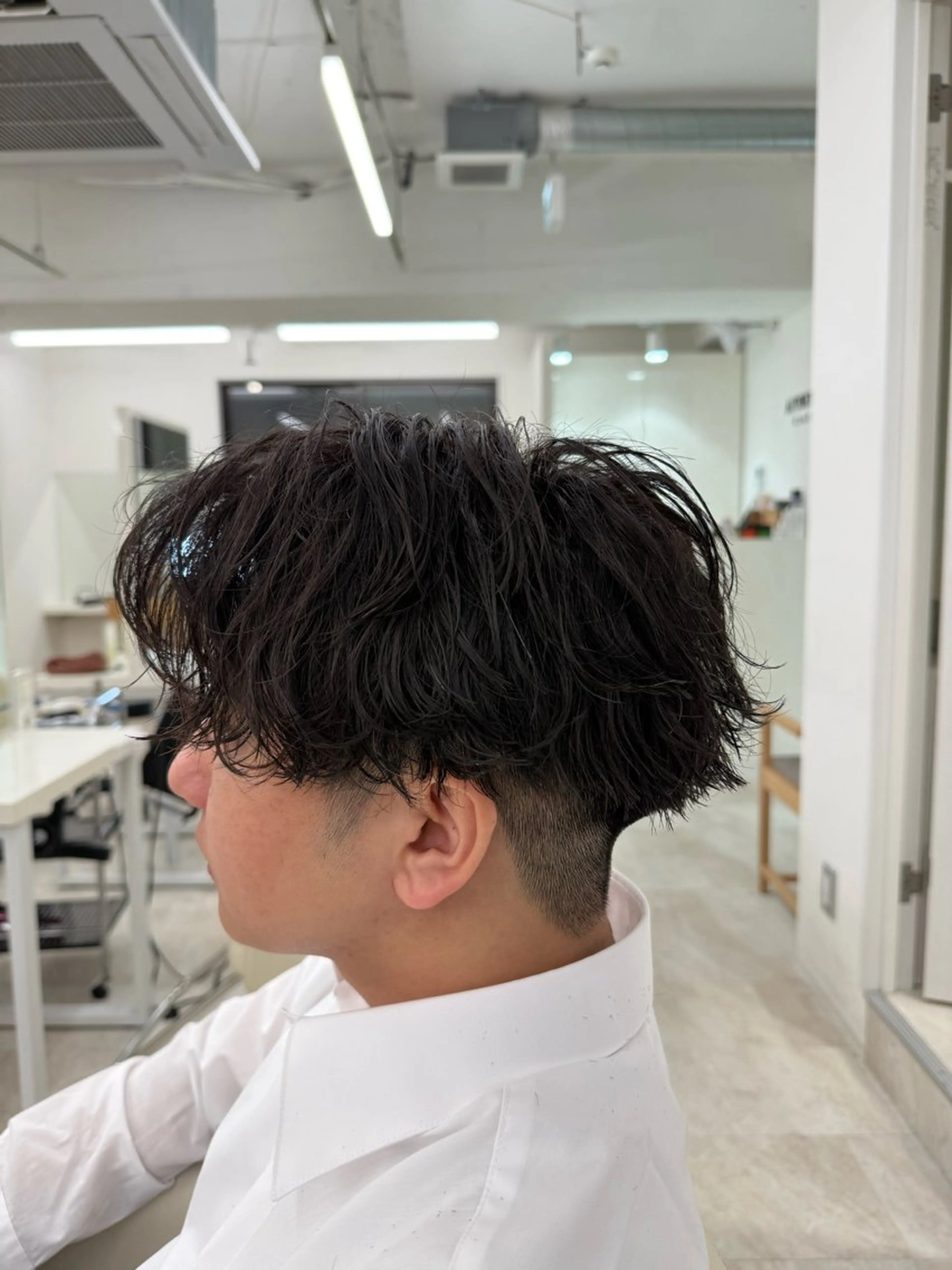 ミディアム ミディアムパーマ カット パーマ メンズ特化/メンズ 横浜/沼尾唯翔のヘアスタイル