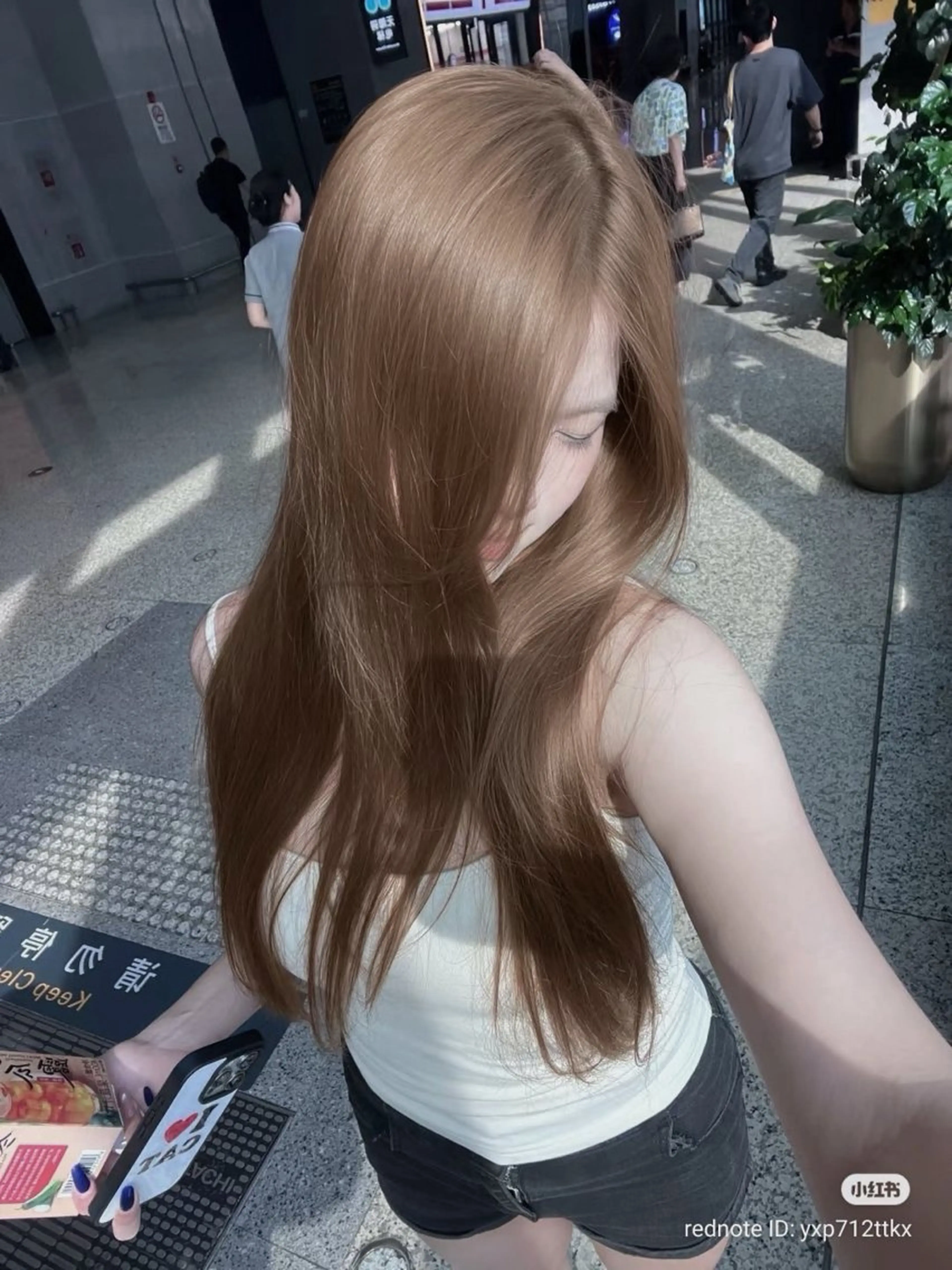 ロング ヘアカラー トリートメント ダブルカラー髪質改善 /Annaのヘアスタイル