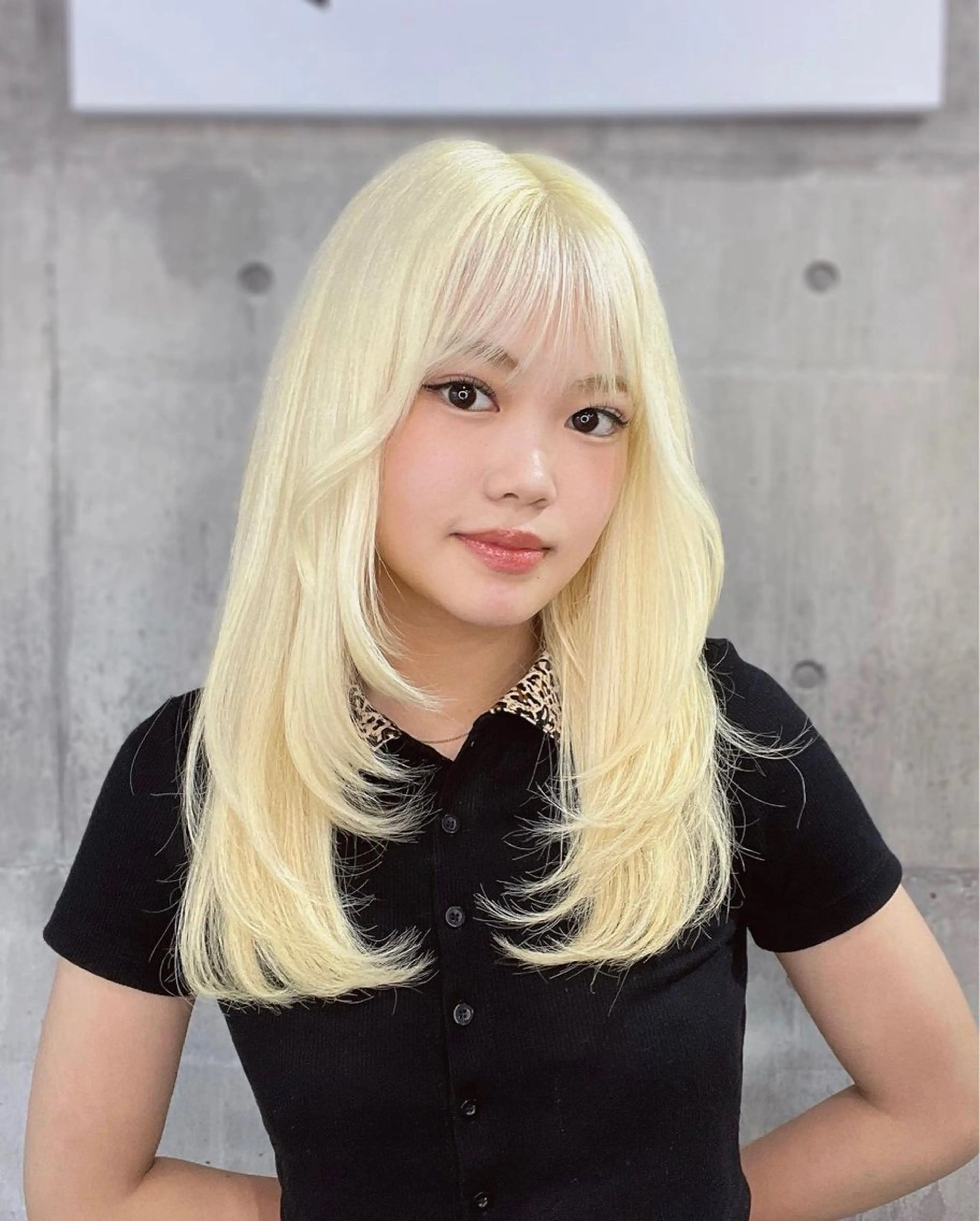 ミディアム カラー ブリーチ トリートメント MIRAC所属・Ryoichi⛓️ 韓国ヘア/ハイトーンのヘアスタイル