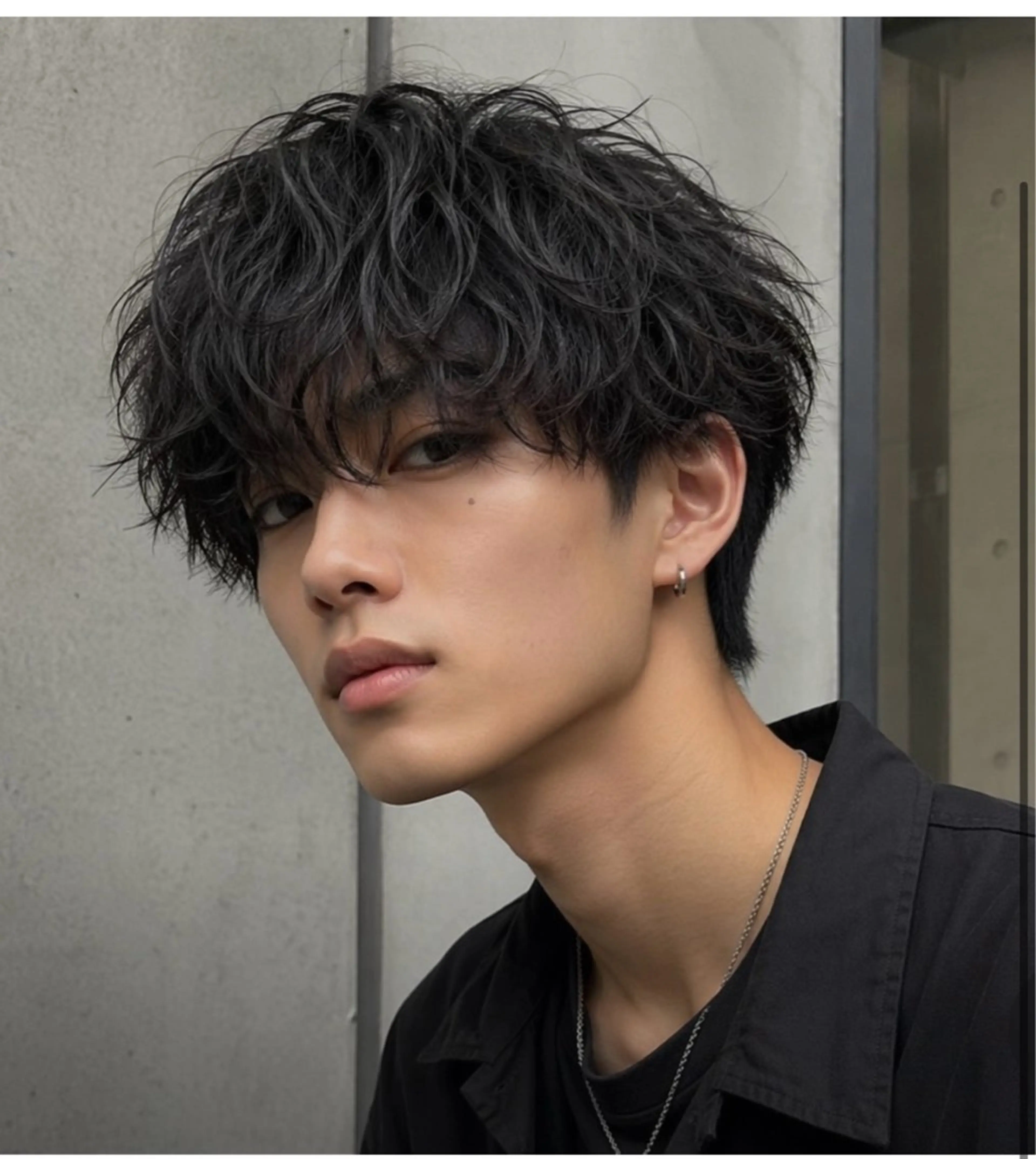 カット＋シャドウパーマ＋トリートメントの写真