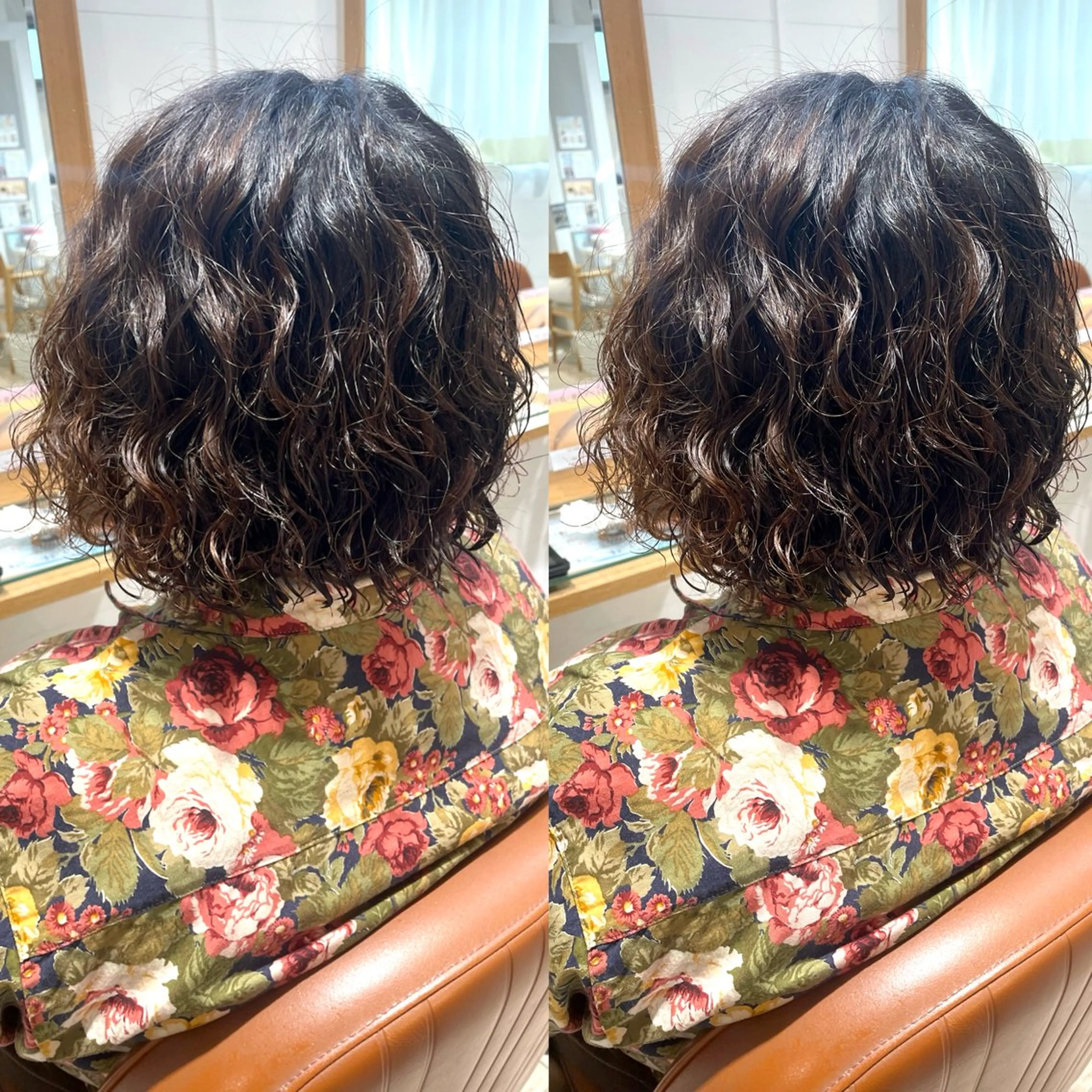 ミディアム パーマ 髪質改善矯正/カラー /吉祥寺 mariのヘアスタイル