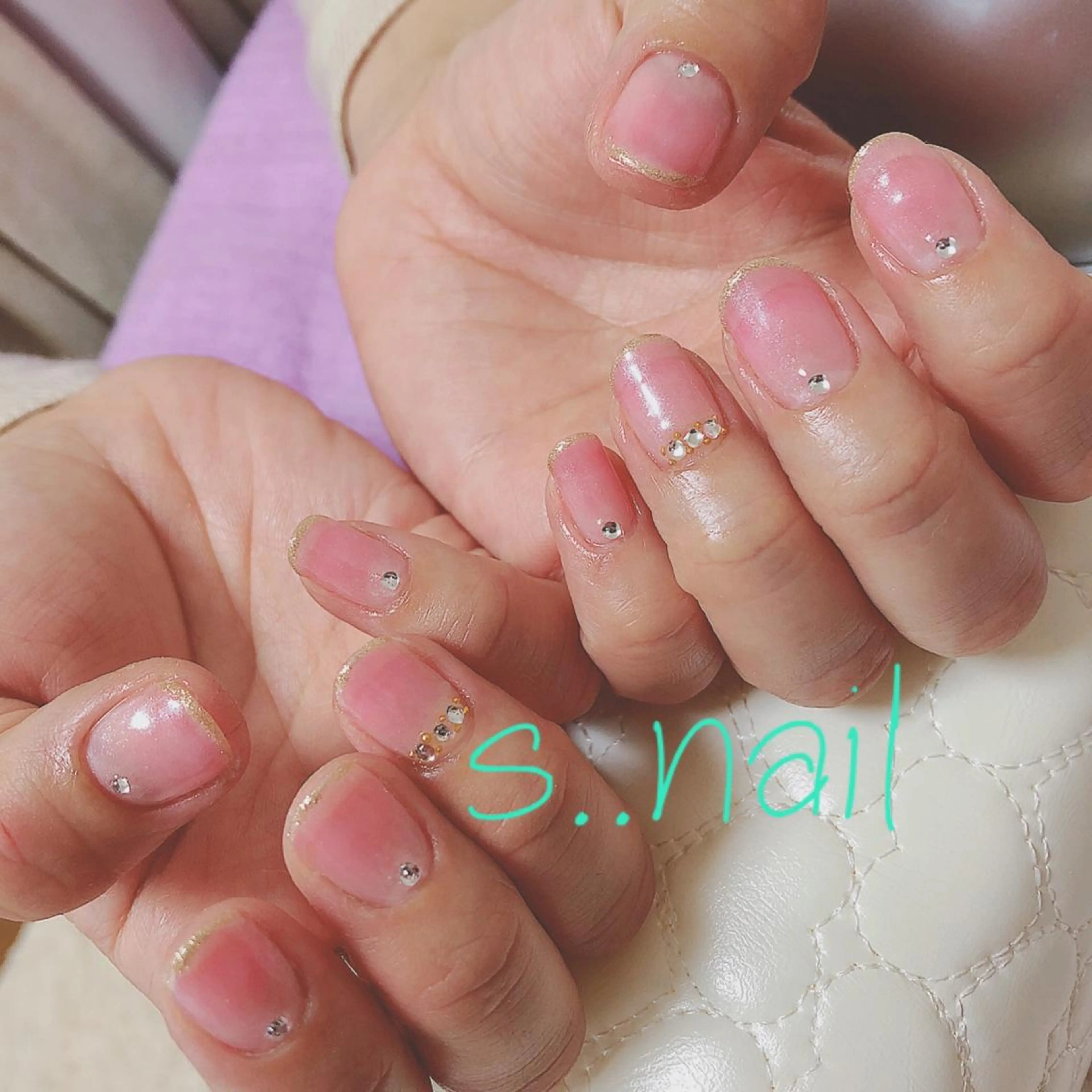 ネイル フレンチネイル グラデーション ピンク ハンドネイル フットネイル s..nail / MORITAのネイルデザイン