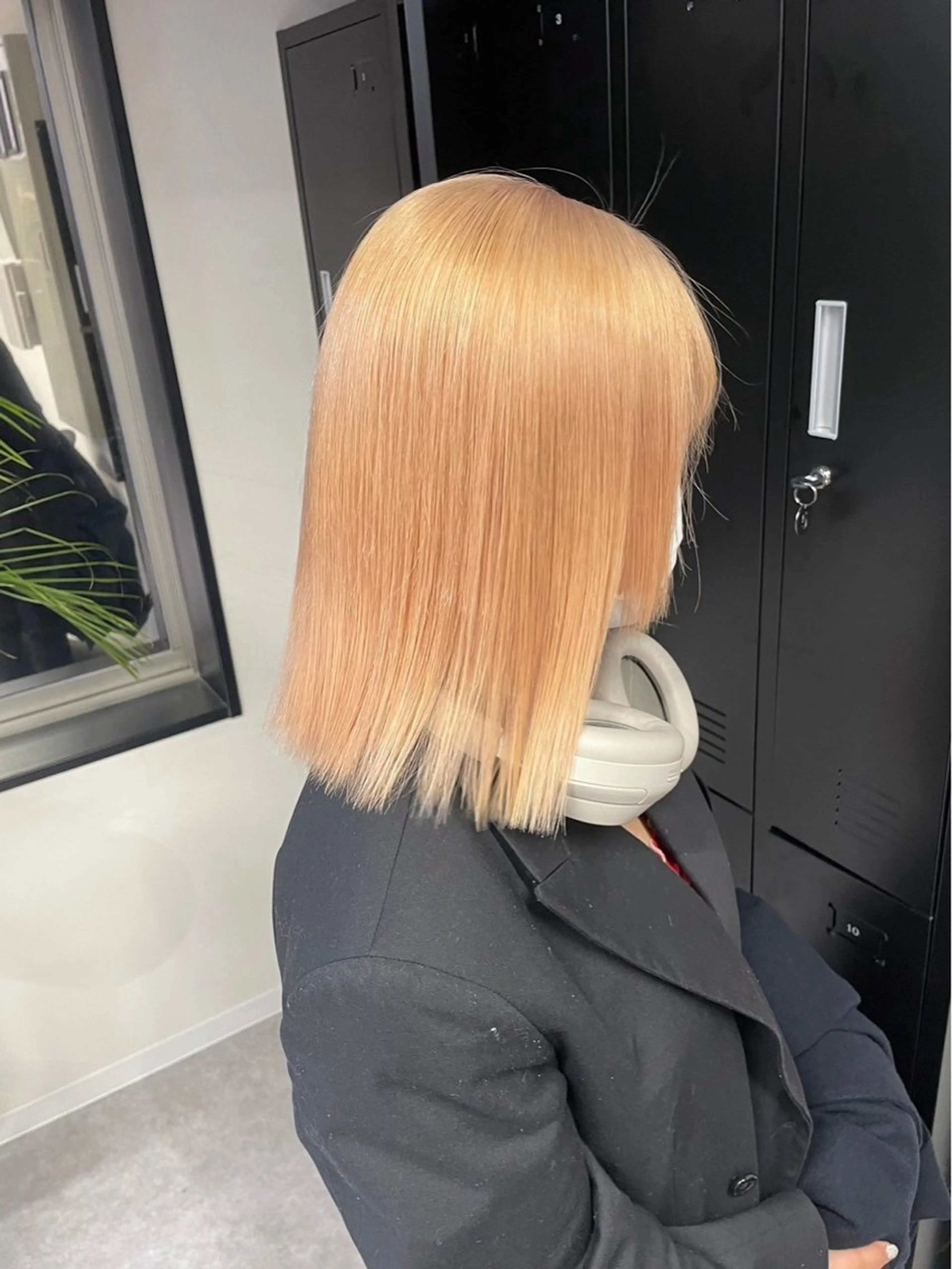 ミディアム カラー ベージュカラー ブロンド ブラウンカラー ダブルカラー ハイトーンカラー ヘアカラー トリートメント カットモデル様無料 💎saaya💎のヘアスタイル