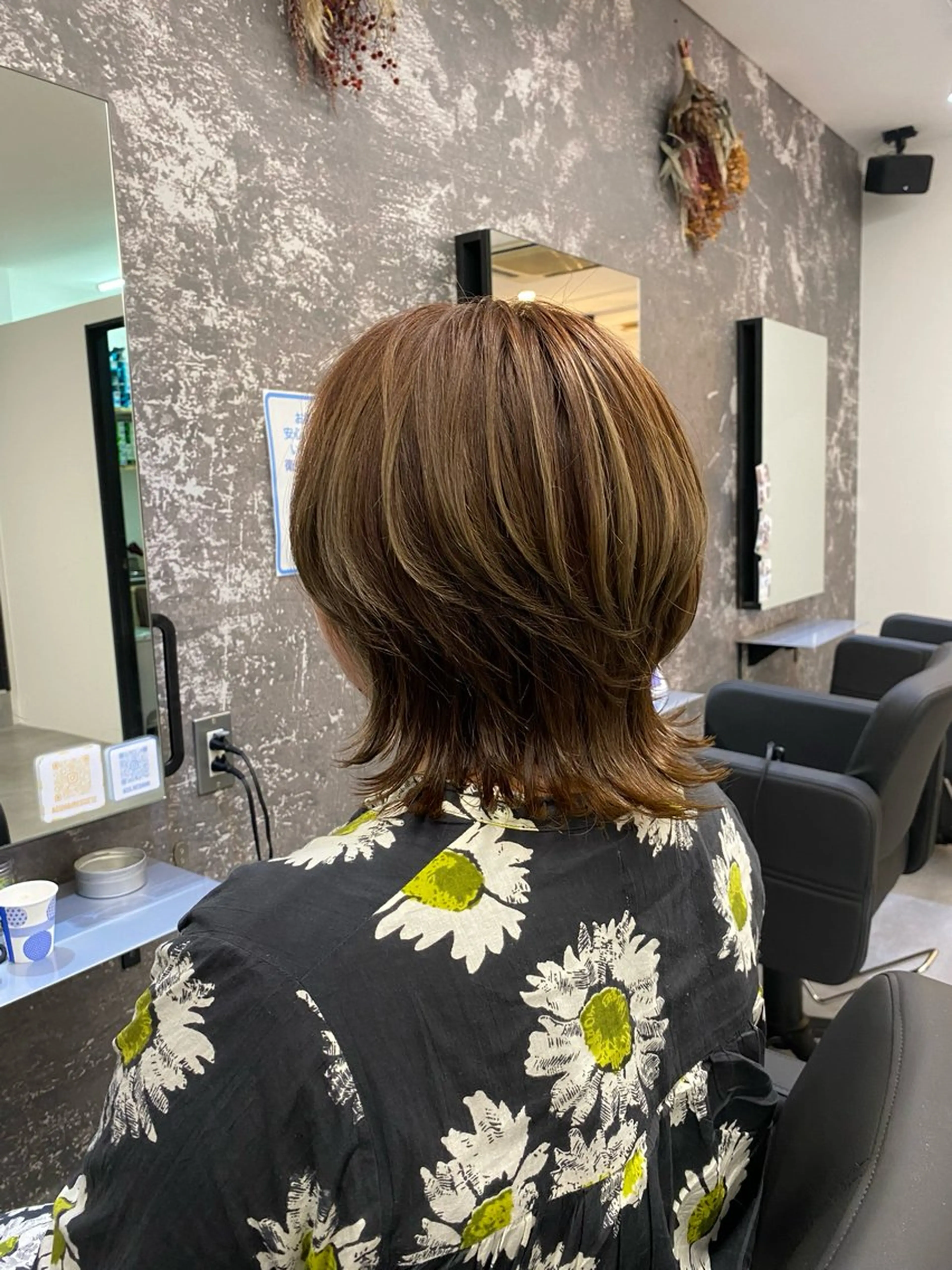 カラー ハイライトカラー 名取 翔のヘアスタイル