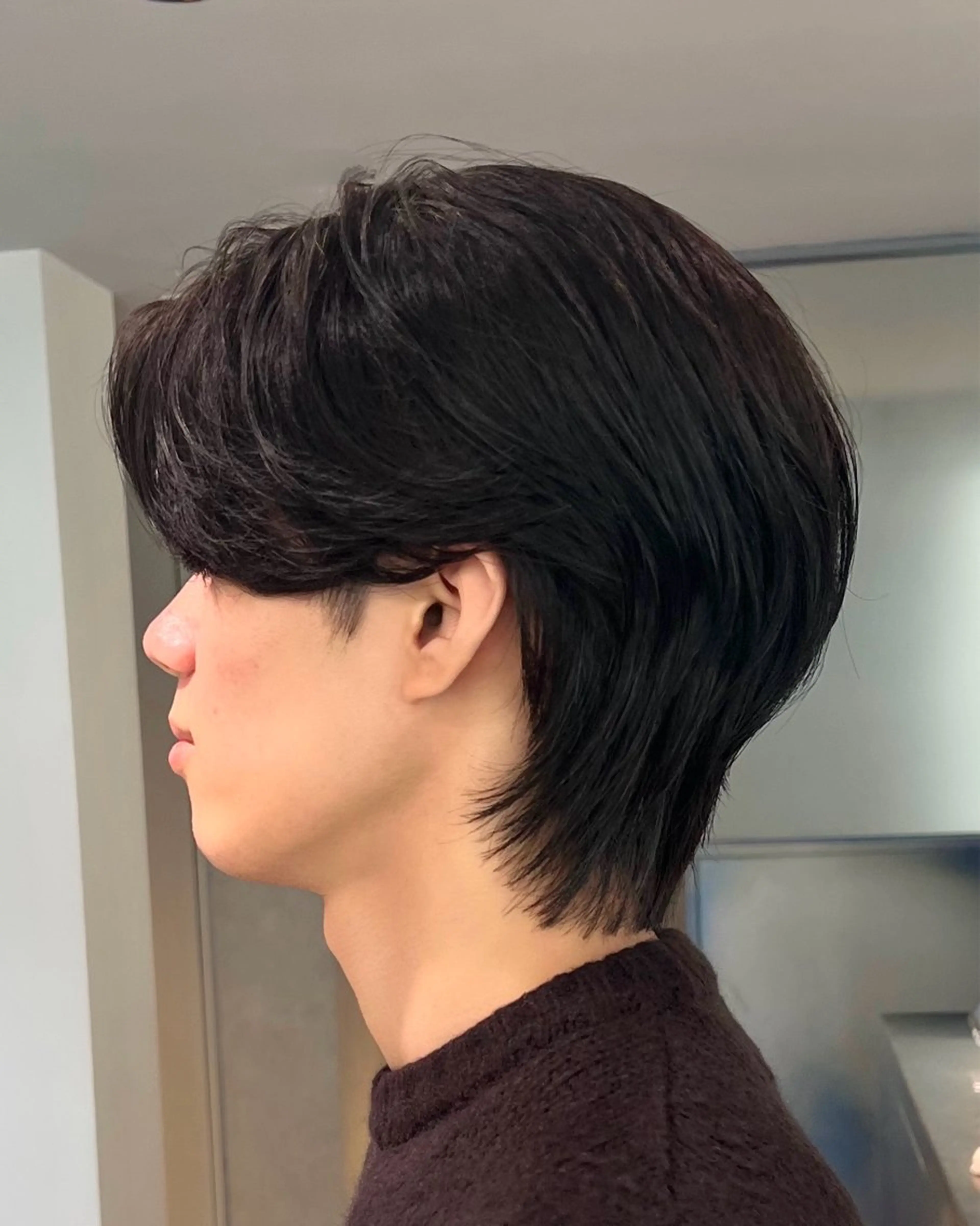 パーマ メンズ センターパート メンズパーマ ニュアンスパーマ カット パーマ 【センターパート】 ETO／江藤翼の眉毛・アイブロウイメージ