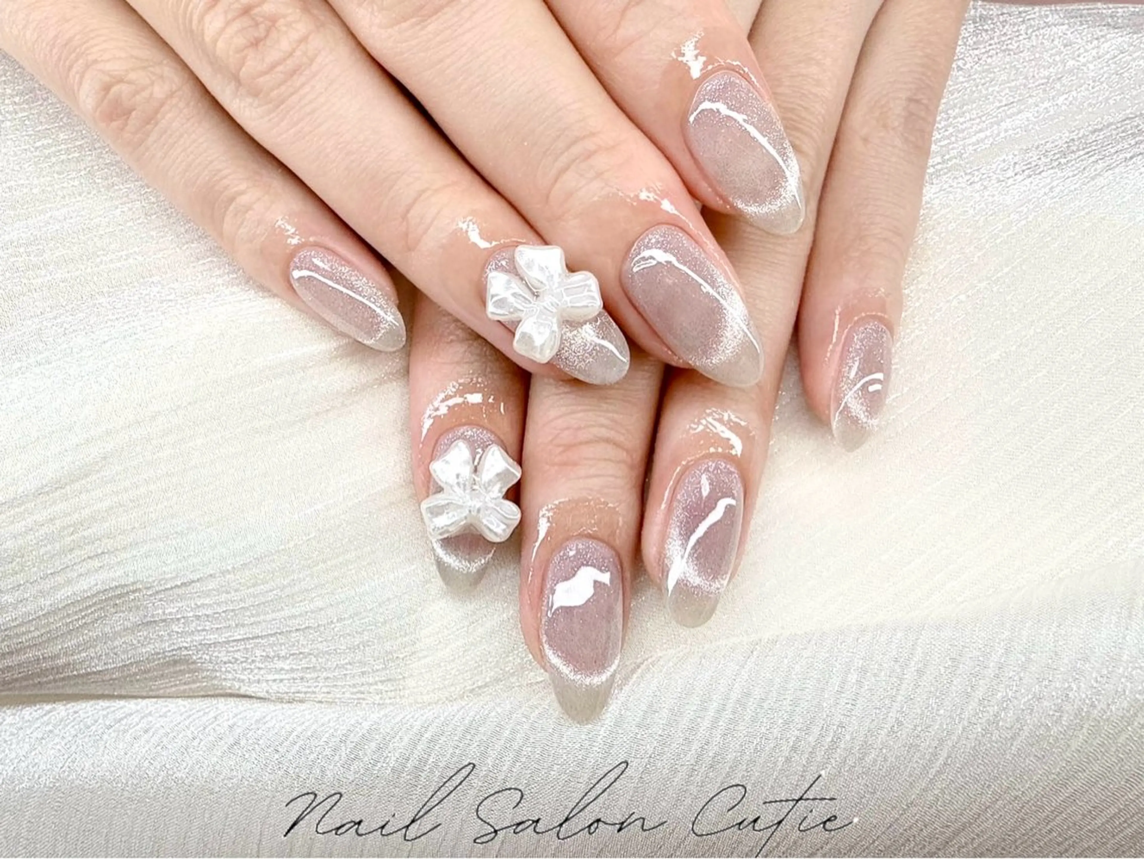 【圧倒的な存在感】マグネットワンカラー+550円パーツ2個or埋め尽くし2本 自爪初回オフ無料 練習モデル限定価格の写真