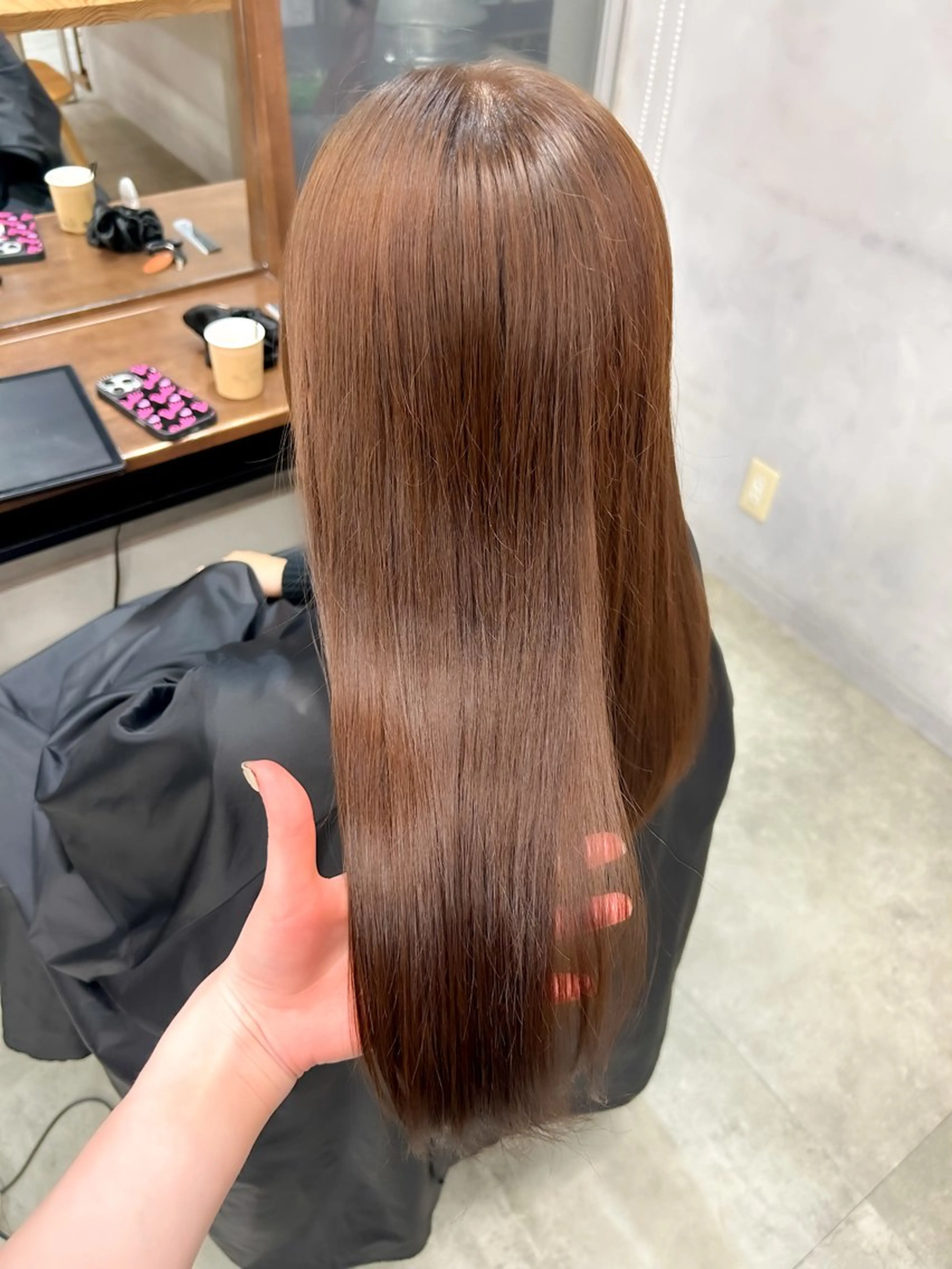 ロング ヘアカラー トリートメント おしゃれボブ/暖色 カラー🧶いろはのヘアスタイル