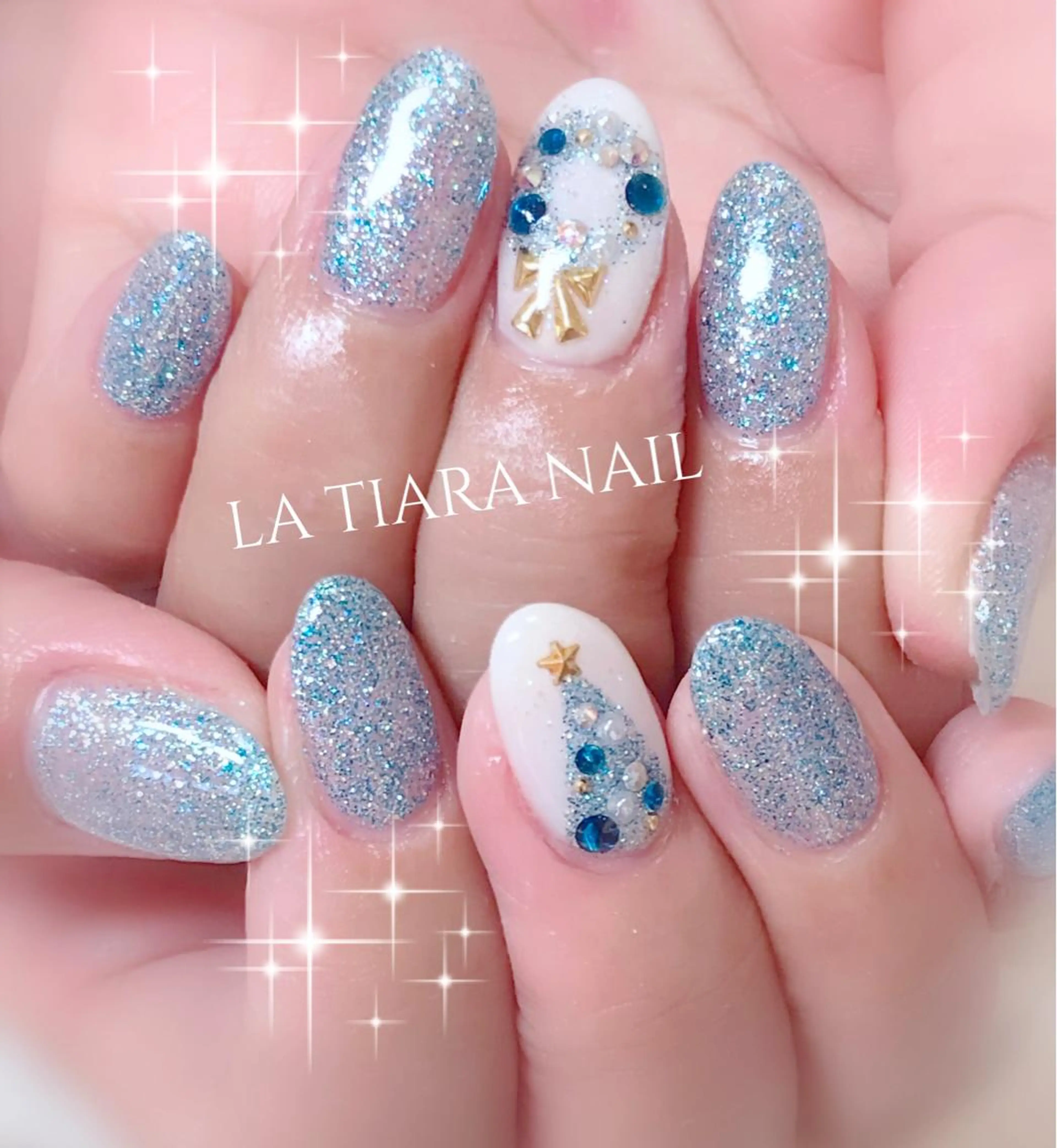 ネイル ハンドネイル Blue bird  nailのネイルデザイン