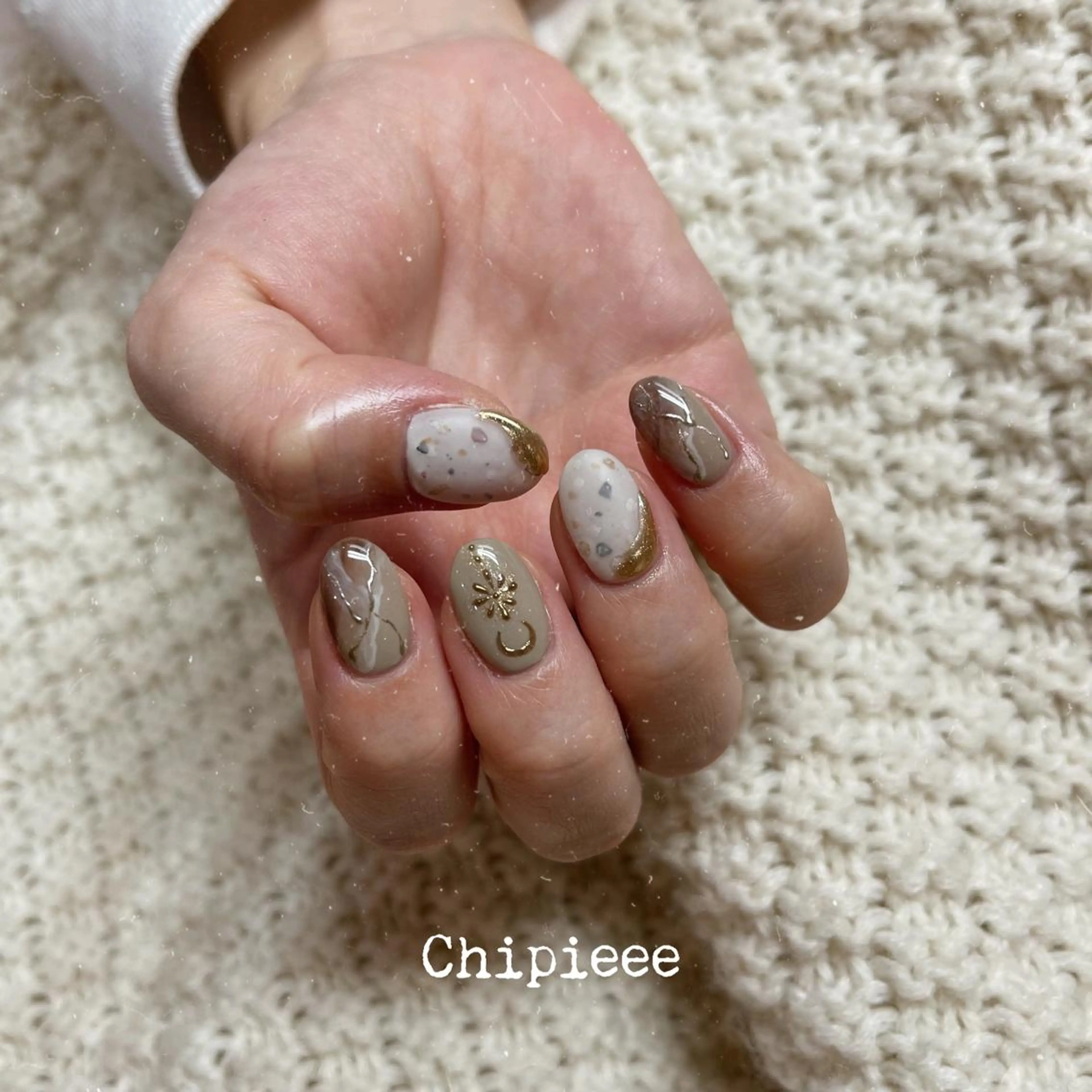 ネイル ハンドネイル Chipieee MIRAIのネイルデザイン