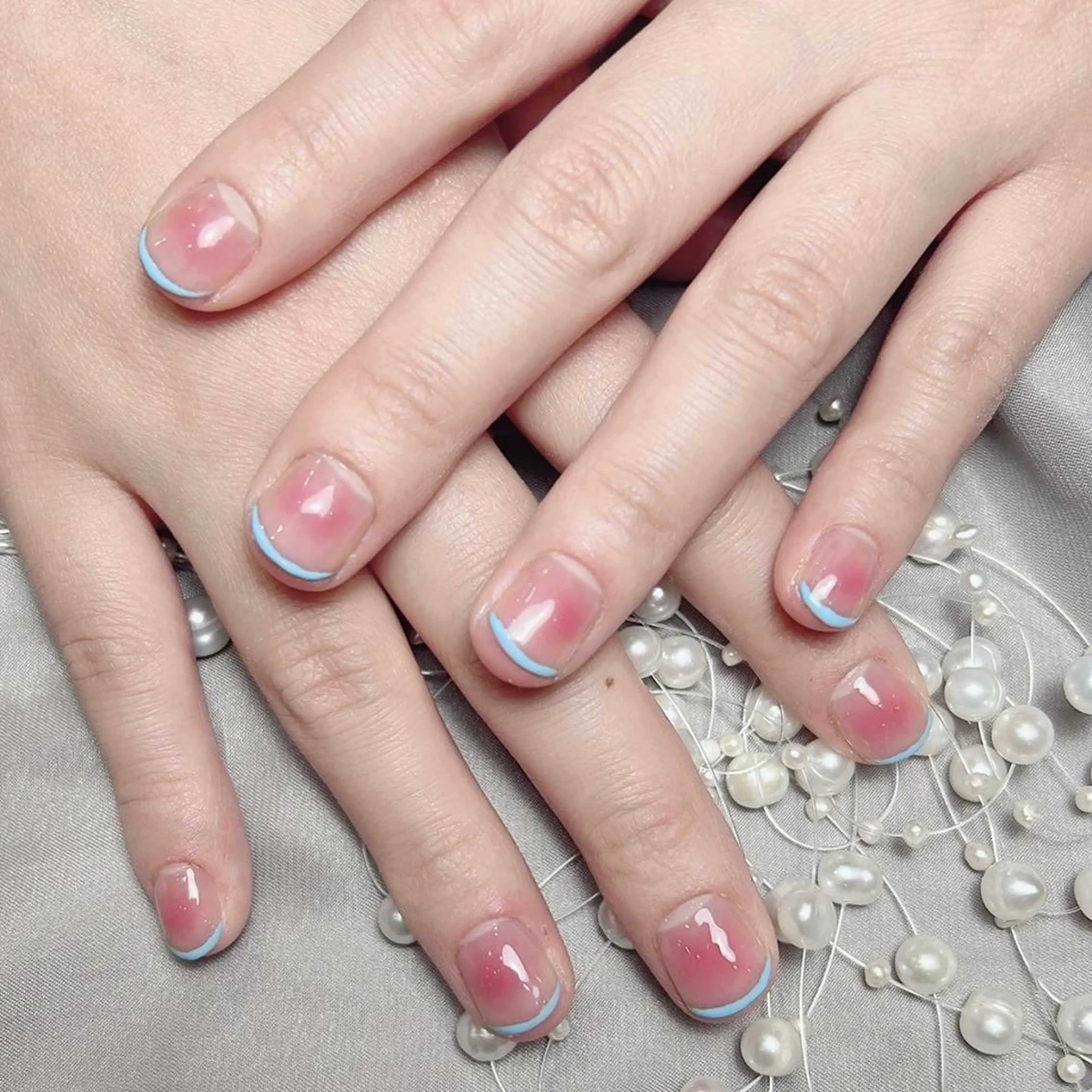 ネイル RAFFINE haru🦋🩵のネイルデザイン