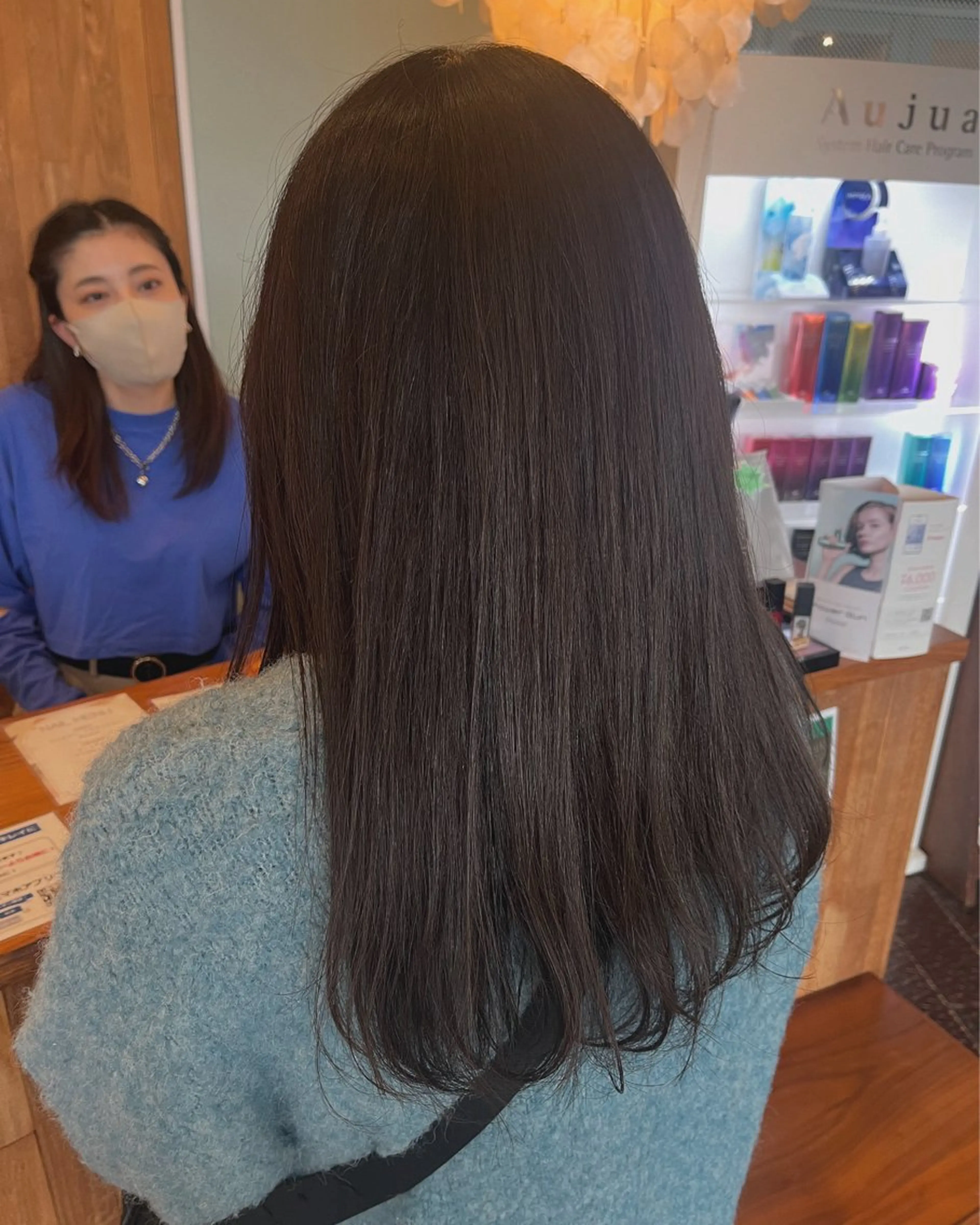 ロング カット ヘアカラー TAKAHASHI REIKAのヘアスタイル