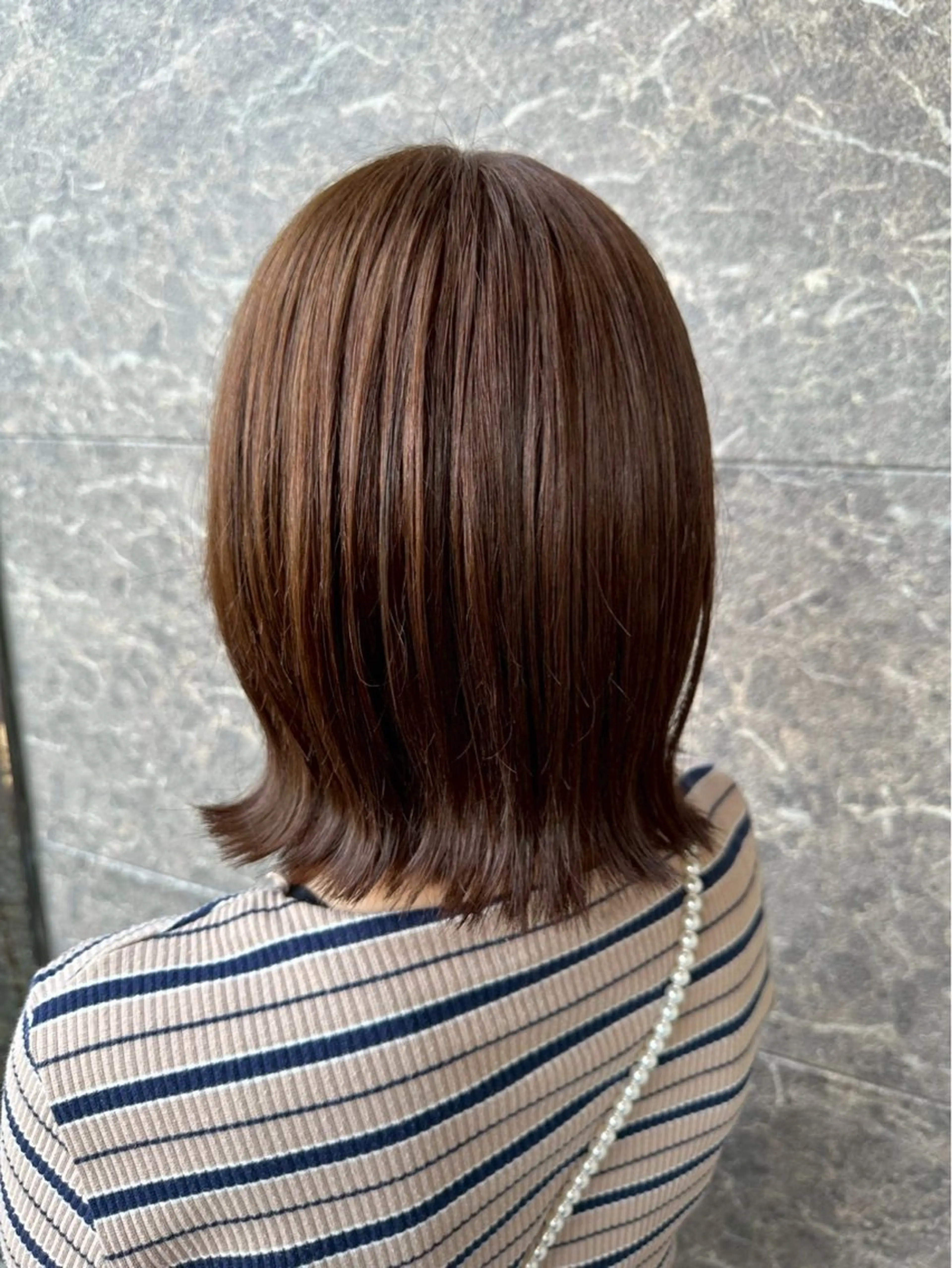 ミディアム 伴 星来のヘアスタイル